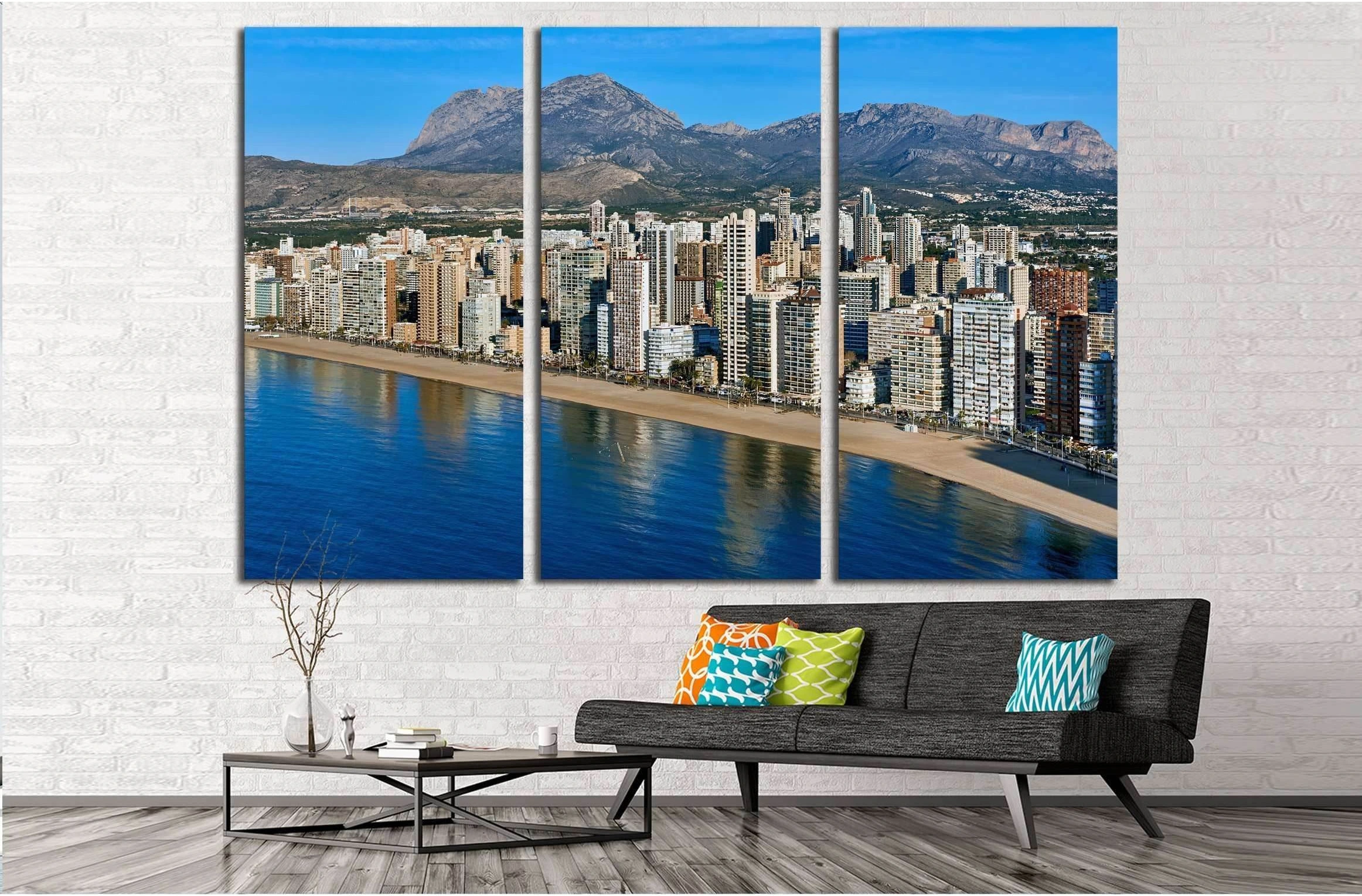 Costa Blanca, Alicante province №3049 Ready to Hang Canvas Print - Zellart Canvas Prints ALL_Products, s-3049