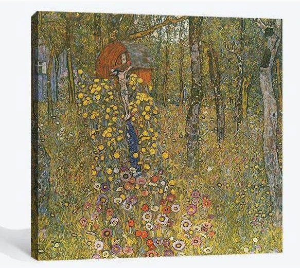 Country Garden with Crucifix, 1911 - Ready to Hang Canvas Print - Zellart Canvas Prints 6221, ALL_Products