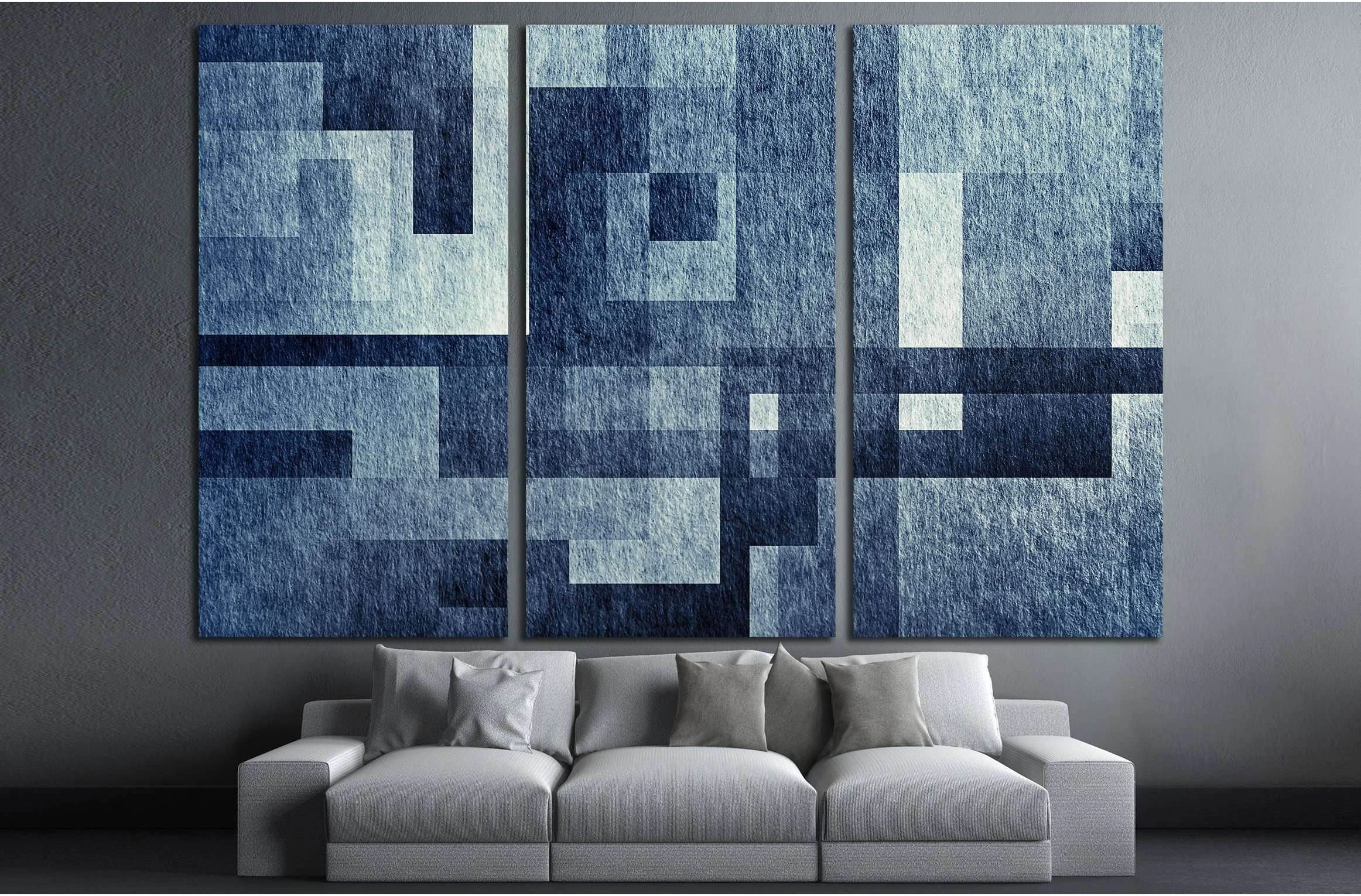 Creative abstract textured background №2891 Ready to Hang Canvas Print - Zellart Canvas Prints ALL_Products, s-2891