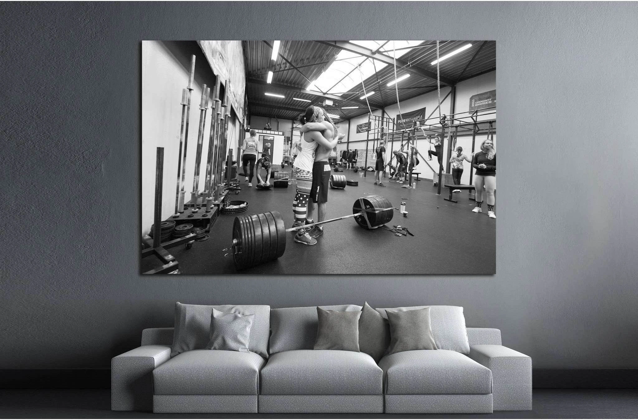Crossfit Training №1462 Ready to Hang Canvas Print - Zellart Canvas Prints ALL_Products, s-1462