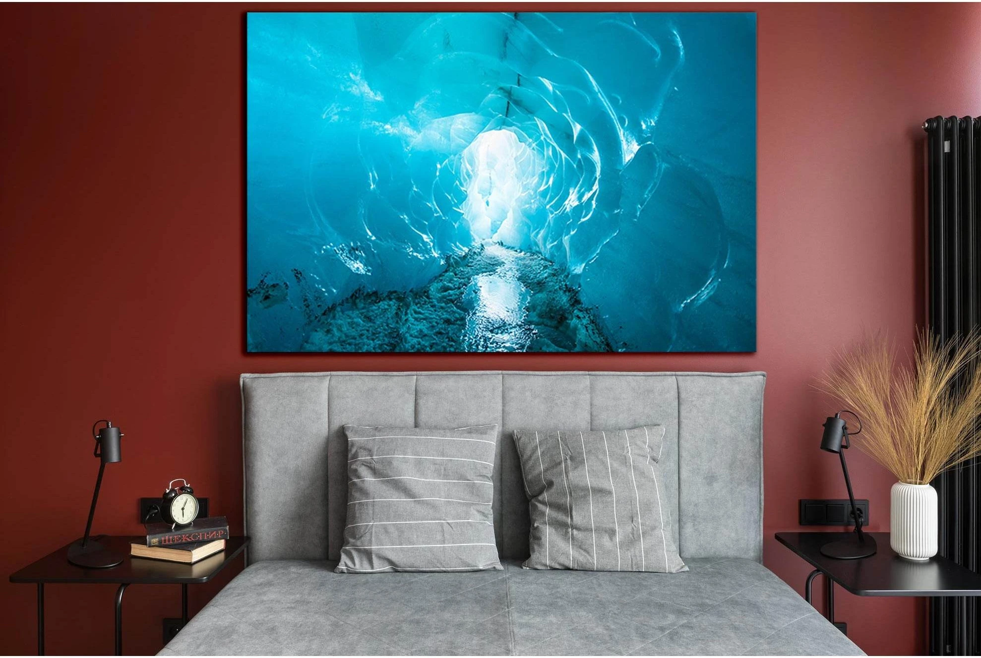 Crystal Ice Cave №SL1325 Ready to Hang Canvas Print - Zellart Canvas Prints 0new, ALL_Products, Glacials