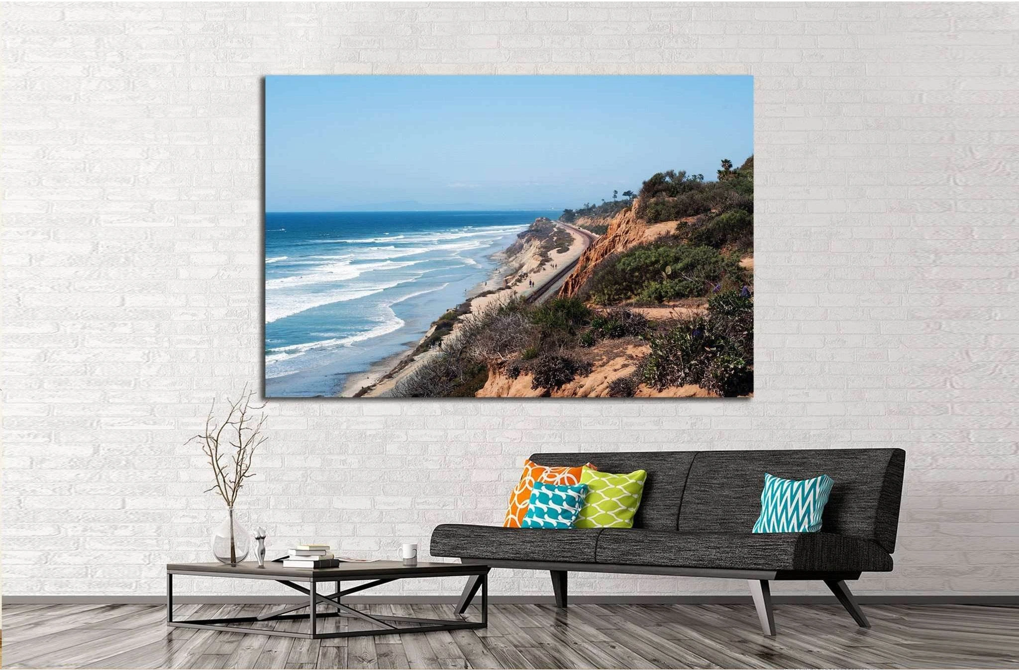 Del Mar, California №1021 Ready to Hang Canvas Print - Zellart Canvas Prints ALL_Products, s-1021