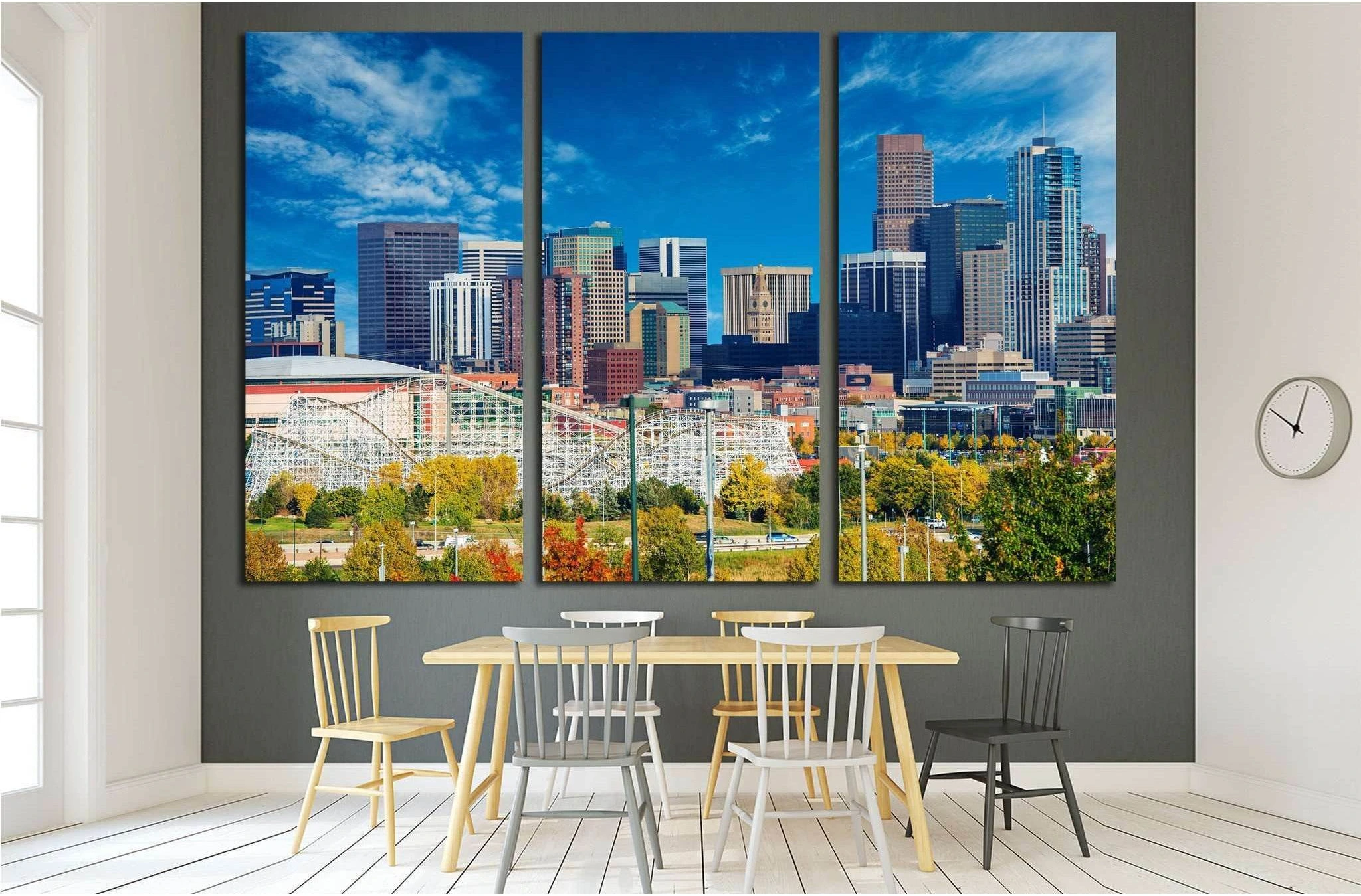 Denver Colorado, United States №1636 Ready to Hang Canvas Print - Zellart Canvas Prints ALL_Products, s-1636