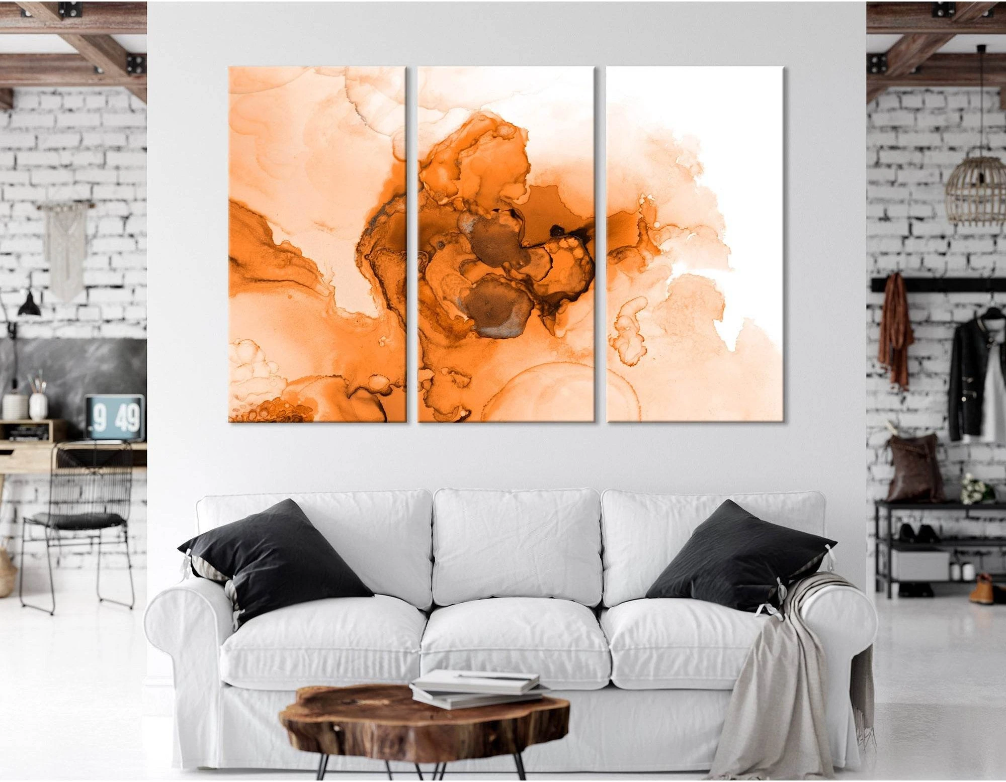 Desert Storm Abstract №04273 Ready to Hang Canvas Print - Zellart Canvas Prints ALL_Products