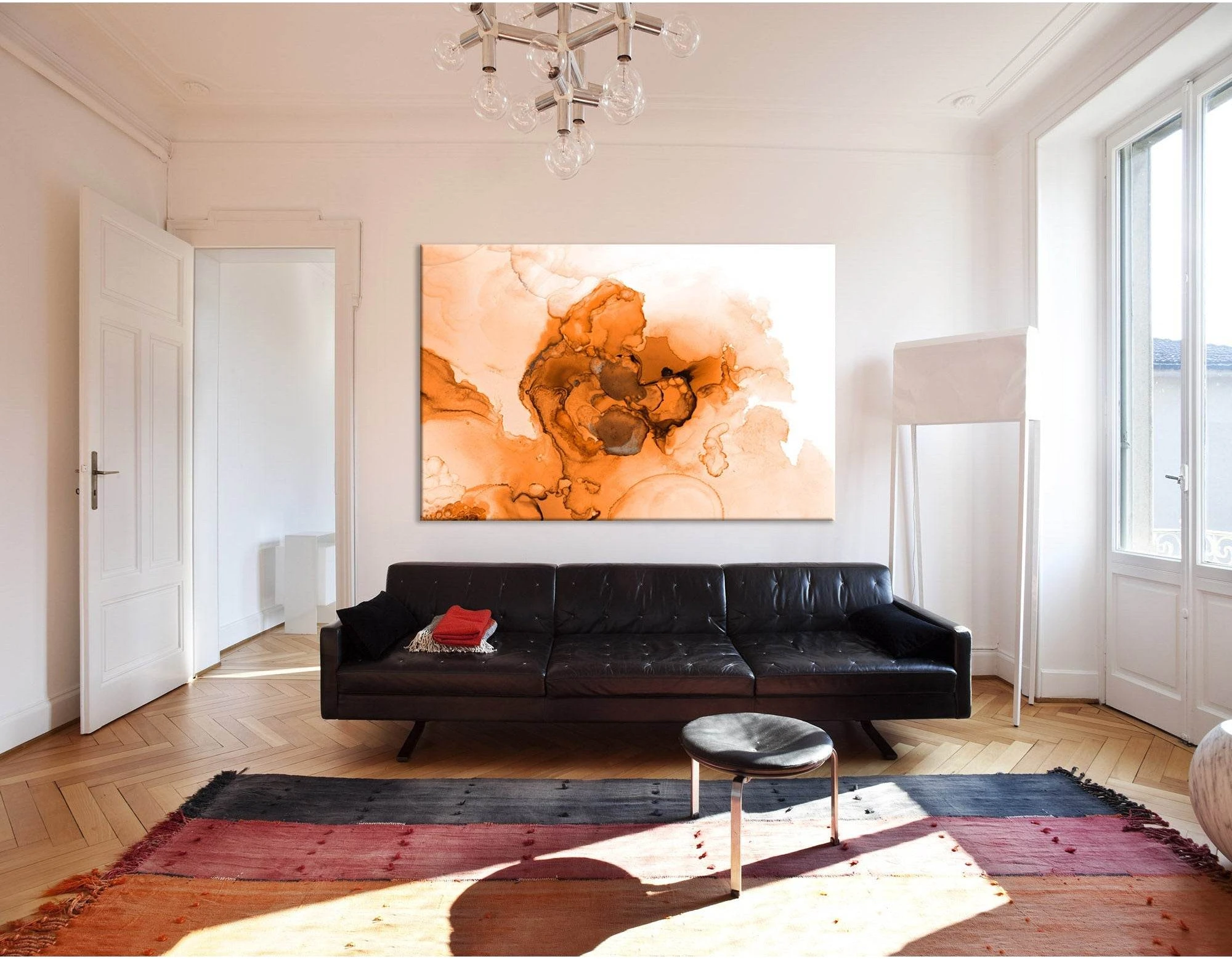 Desert Storm Abstract №04273 Ready to Hang Canvas Print - Zellart Canvas Prints ALL_Products