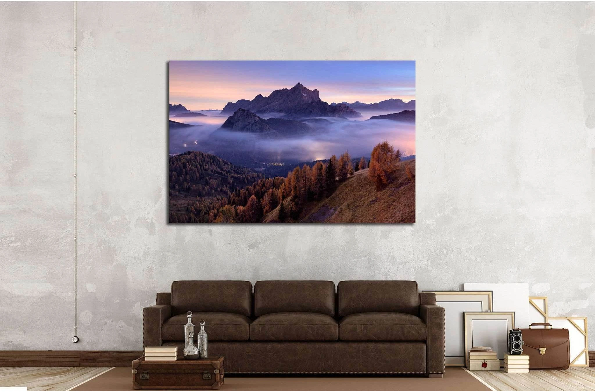 Dolomites, Italy №601 Ready to Hang Canvas Print - Zellart Canvas Prints ALL_Products, s-601