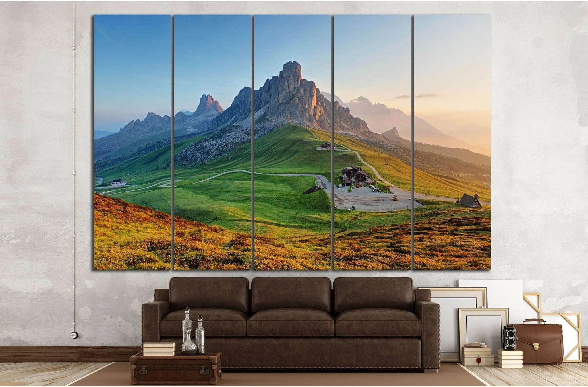 Dolomites landscape №608 Ready to Hang Canvas Print - Zellart Canvas Prints ALL_Products, s-608