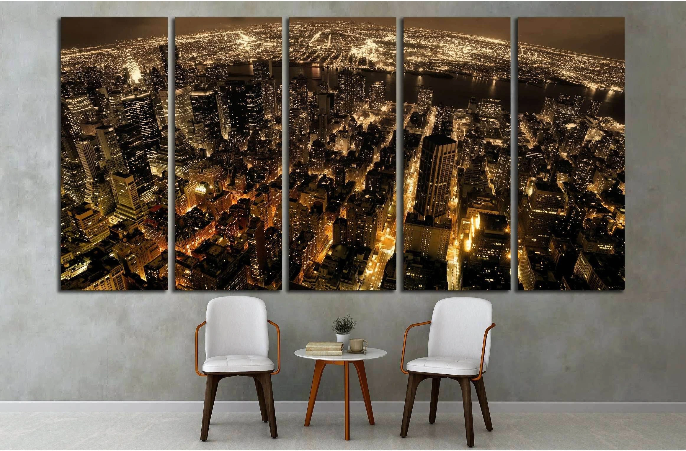 Downtown Manhattan - New York city - United states of America №1504 Ready to Hang Canvas Print - Zellart Canvas Prints 0_NY_ART, ALL_Products, s-1504