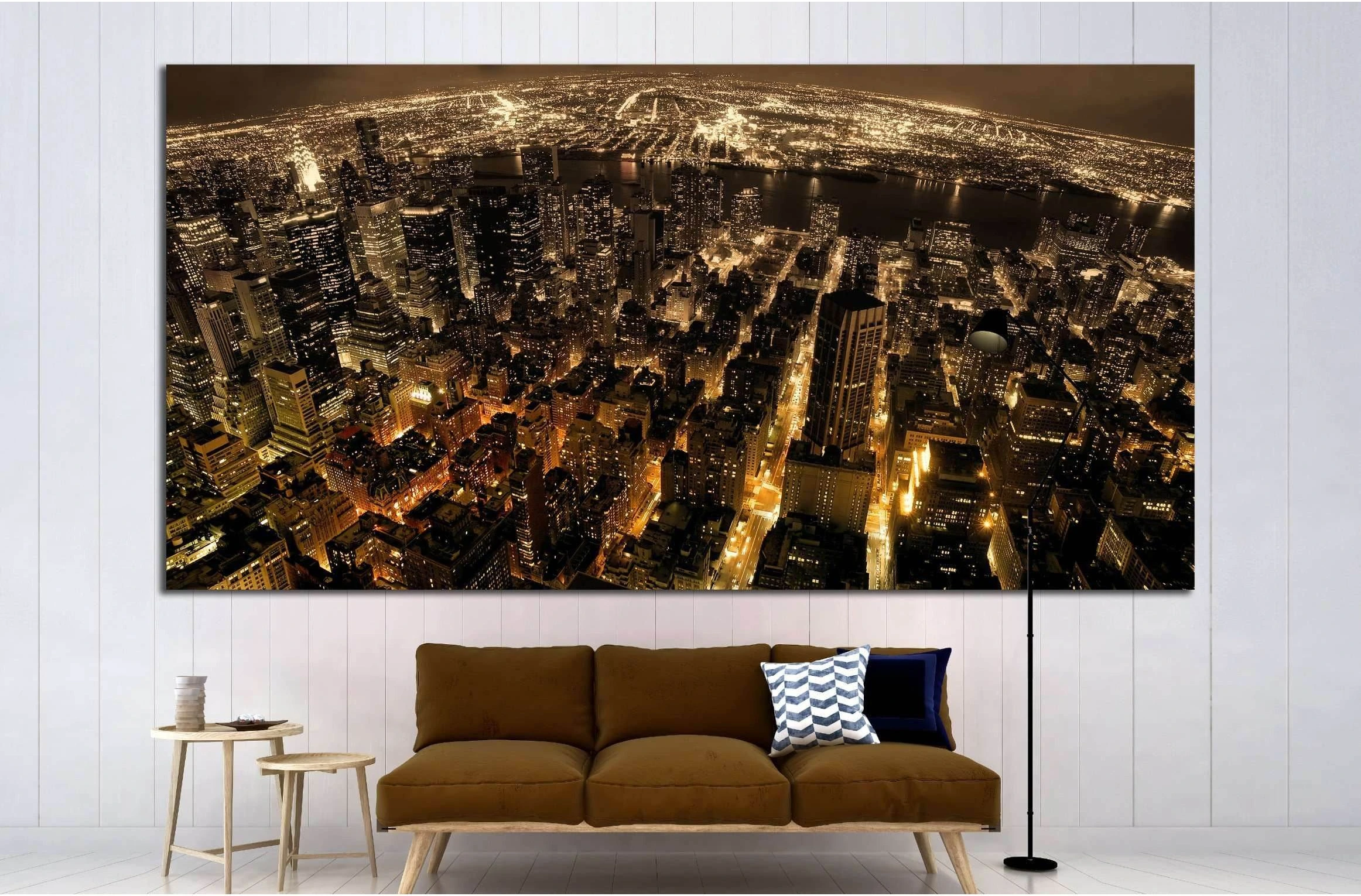 Downtown Manhattan - New York city - United states of America №1504 Ready to Hang Canvas Print - Zellart Canvas Prints 0_NY_ART, ALL_Products, s-1504
