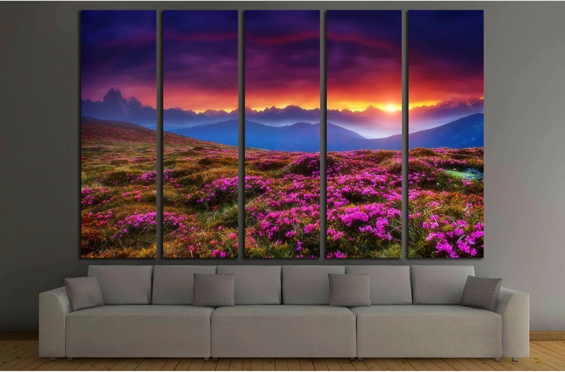 Dramatic and picturesque scene, Location Georgia. Europe №3083 Ready to Hang Canvas Print - Zellart Canvas Prints ALL_Products, s-3083