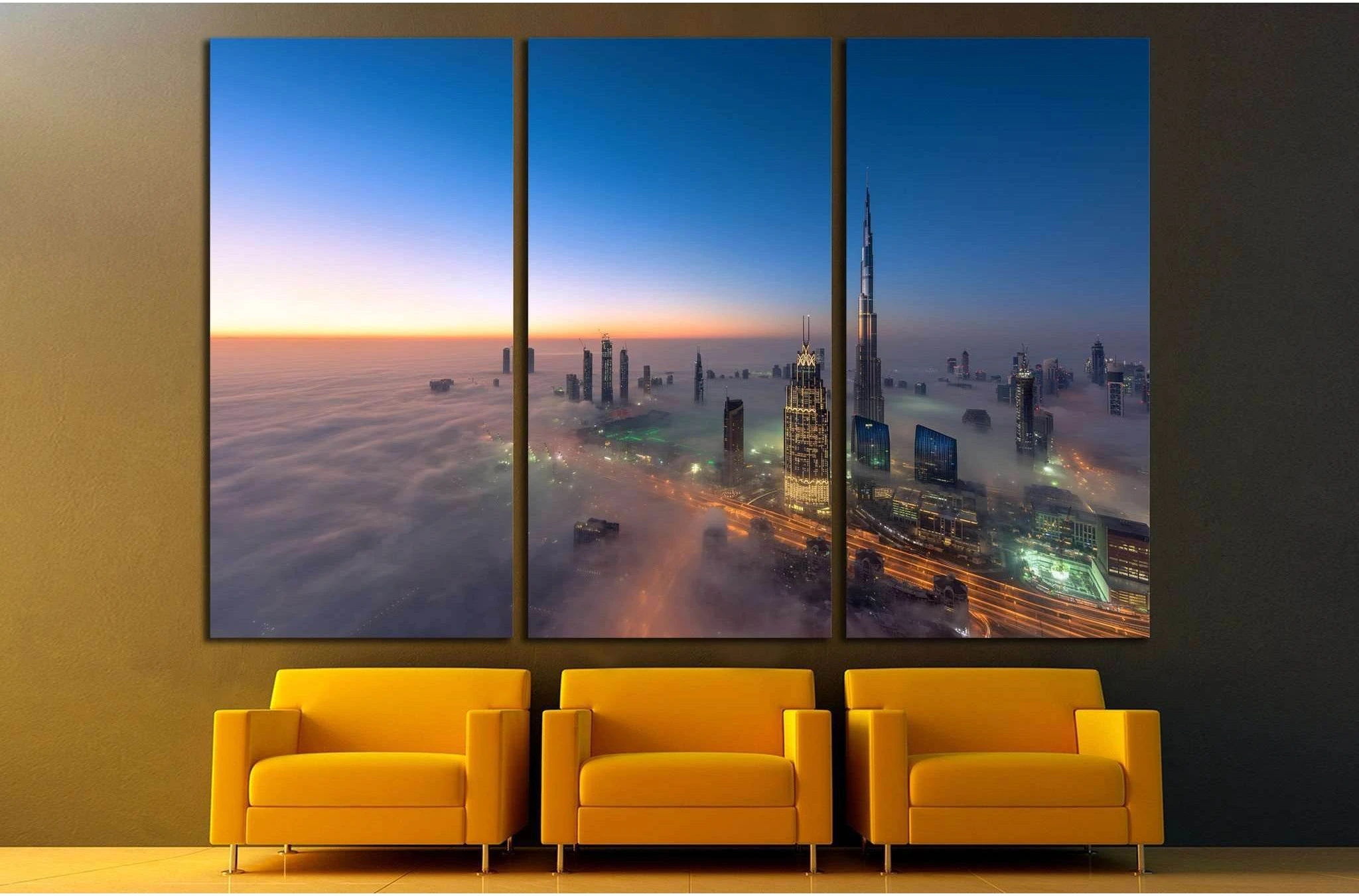 Dubai №1267 Ready to Hang Canvas Print - Zellart Canvas Prints ALL_Products, s-1267