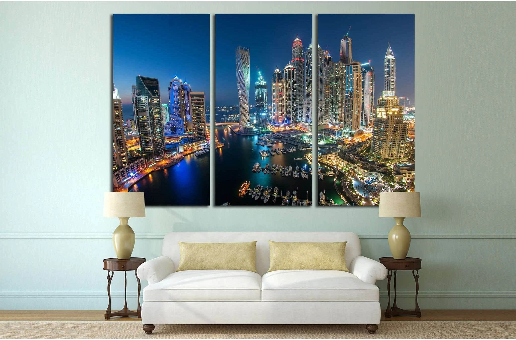 DUBAI №569 Ready to Hang Canvas Print - Zellart Canvas Prints ALL_Products, s-569