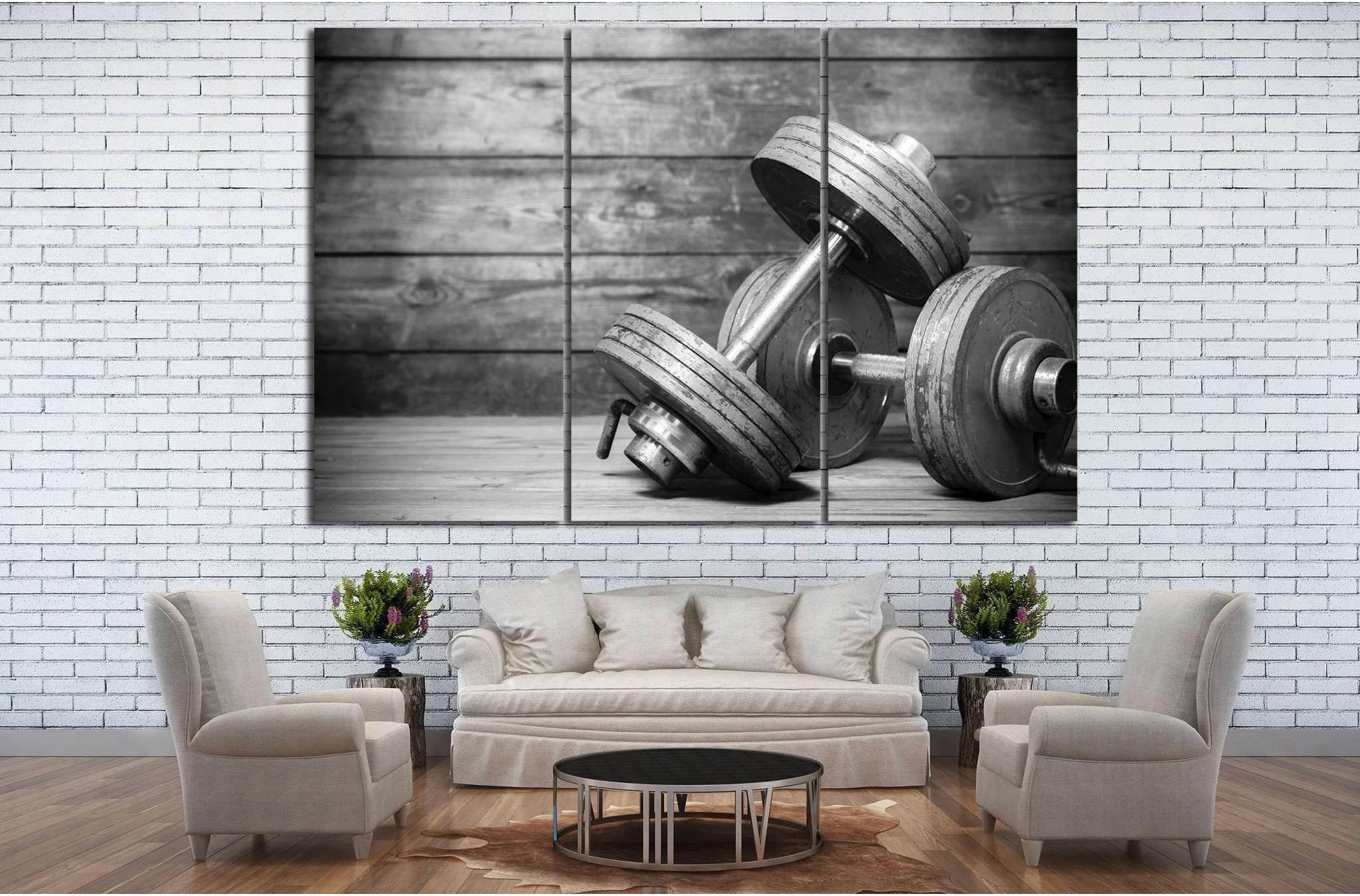 Dumbbless №200 Ready to Hang Canvas Print - Zellart Canvas Prints ALL_Products, wd-200