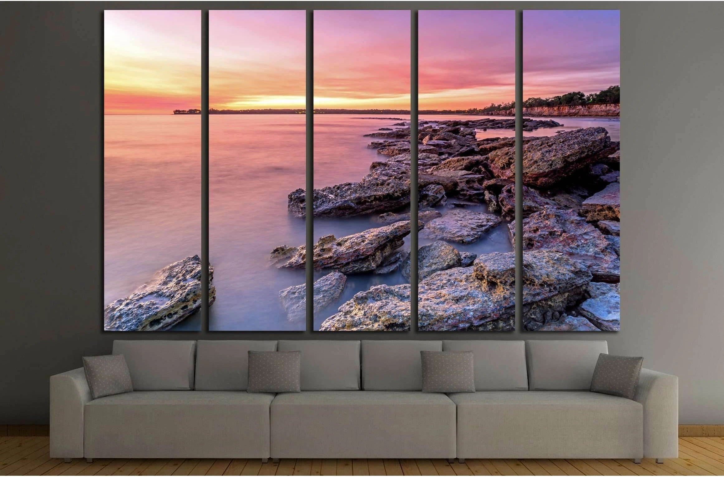 East Point Sunset, Darwin NT Australia №3112 Ready to Hang Canvas Print - Zellart Canvas Prints ALL_Products, s-3112