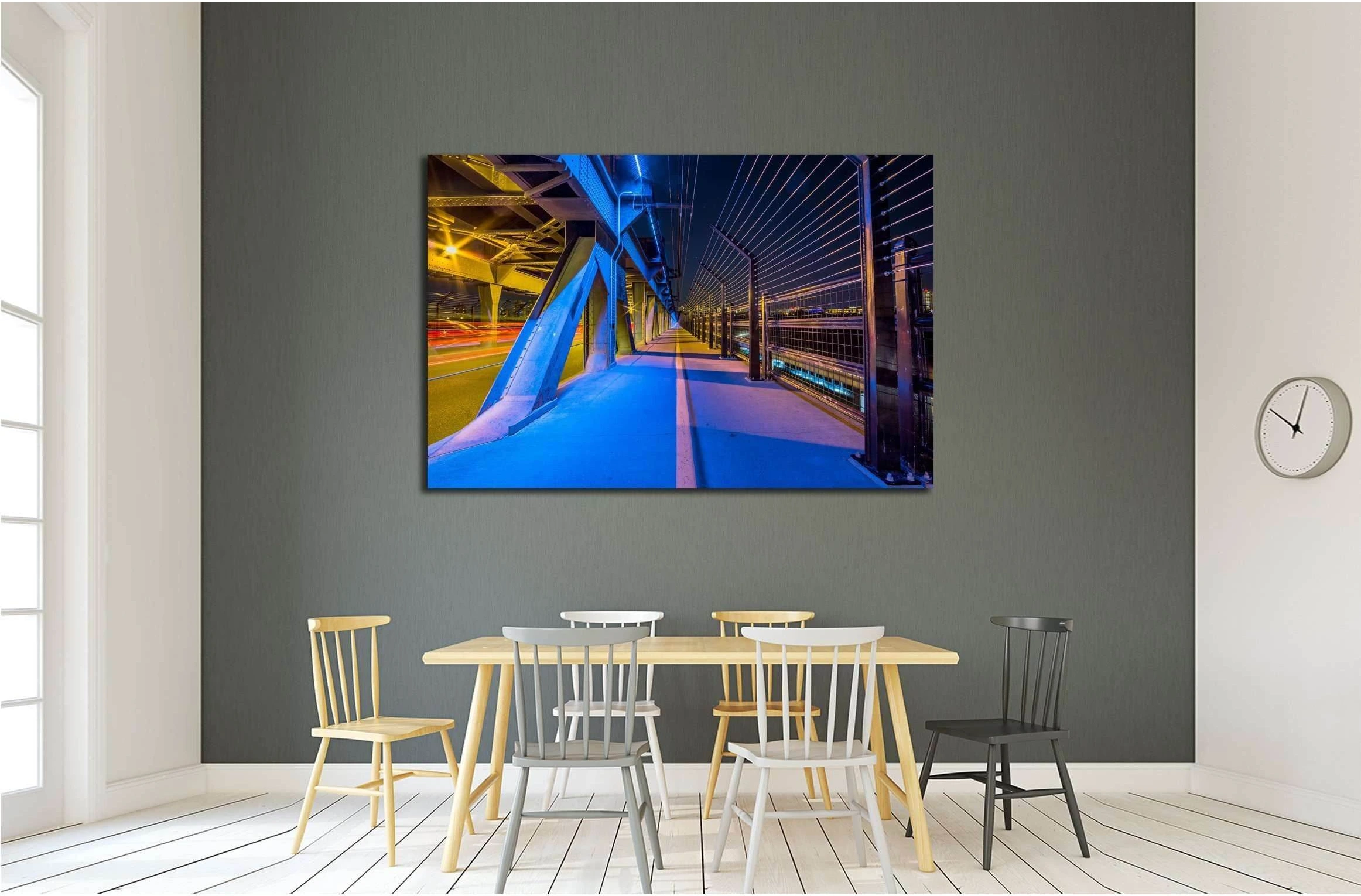 Edmonton, Alberta high level bridge №3051 Ready to Hang Canvas Print - Zellart Canvas Prints ALL_Products, s-3051