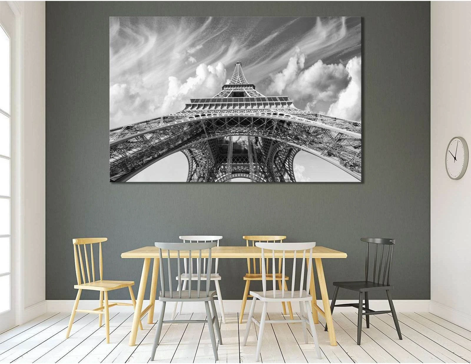 Eiffel Tower №3003 Ready to Hang Canvas Print - Zellart Canvas Prints ALL_Products, z-3003