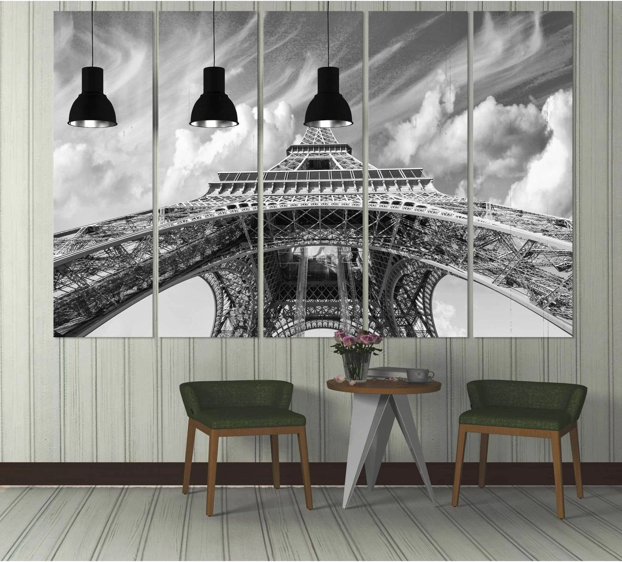 Eiffel Tower №3003 Ready to Hang Canvas Print - Zellart Canvas Prints ALL_Products, z-3003