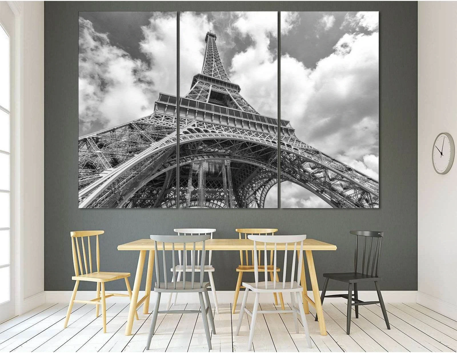 Eiffel Tower №3004 Ready to Hang Canvas Print - Zellart Canvas Prints ALL_Products, z-3004