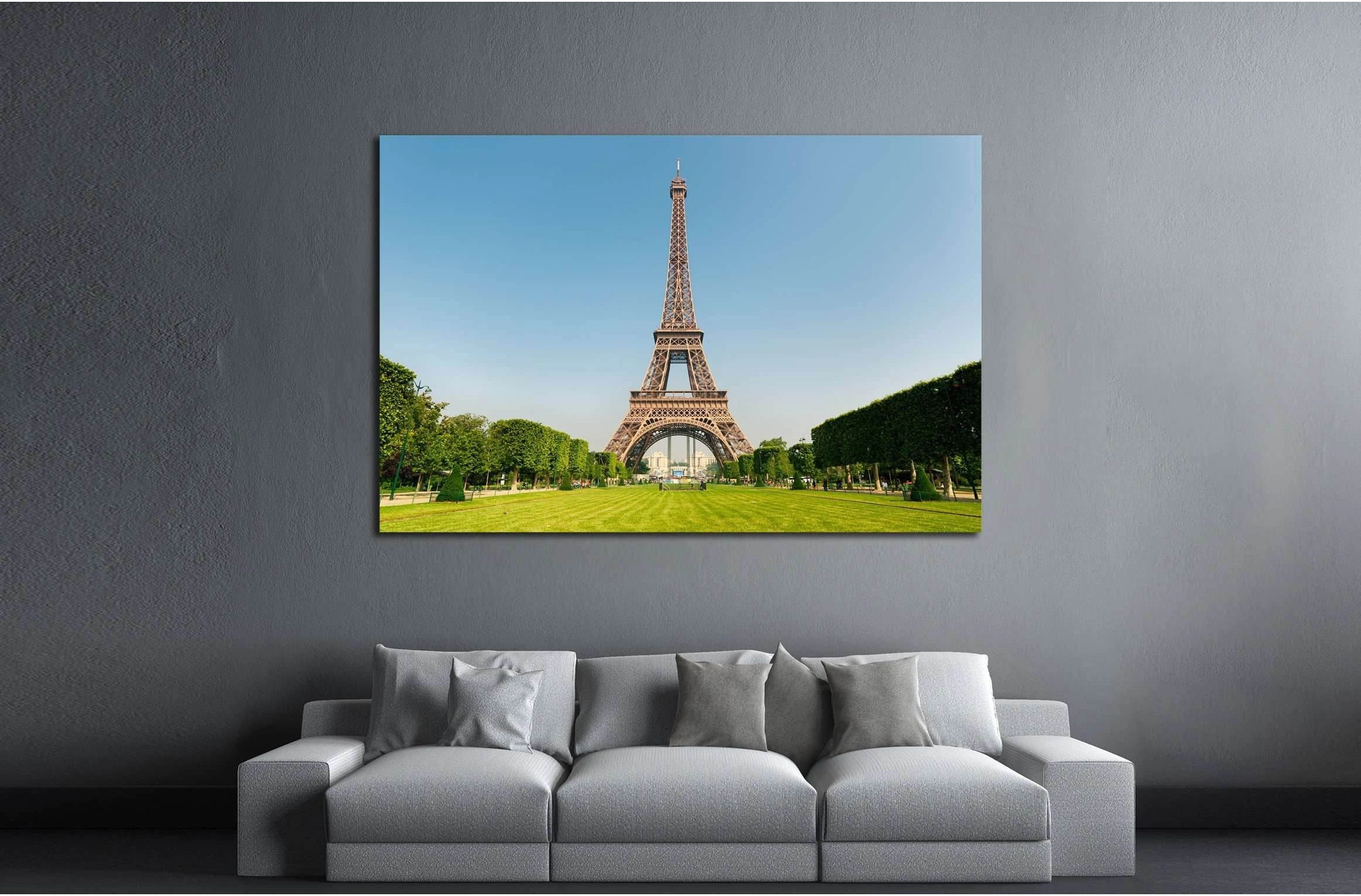 Eiffel Tower, Paris, France №2309 Ready to Hang Canvas Print - Zellart Canvas Prints ALL_Products, s-2309