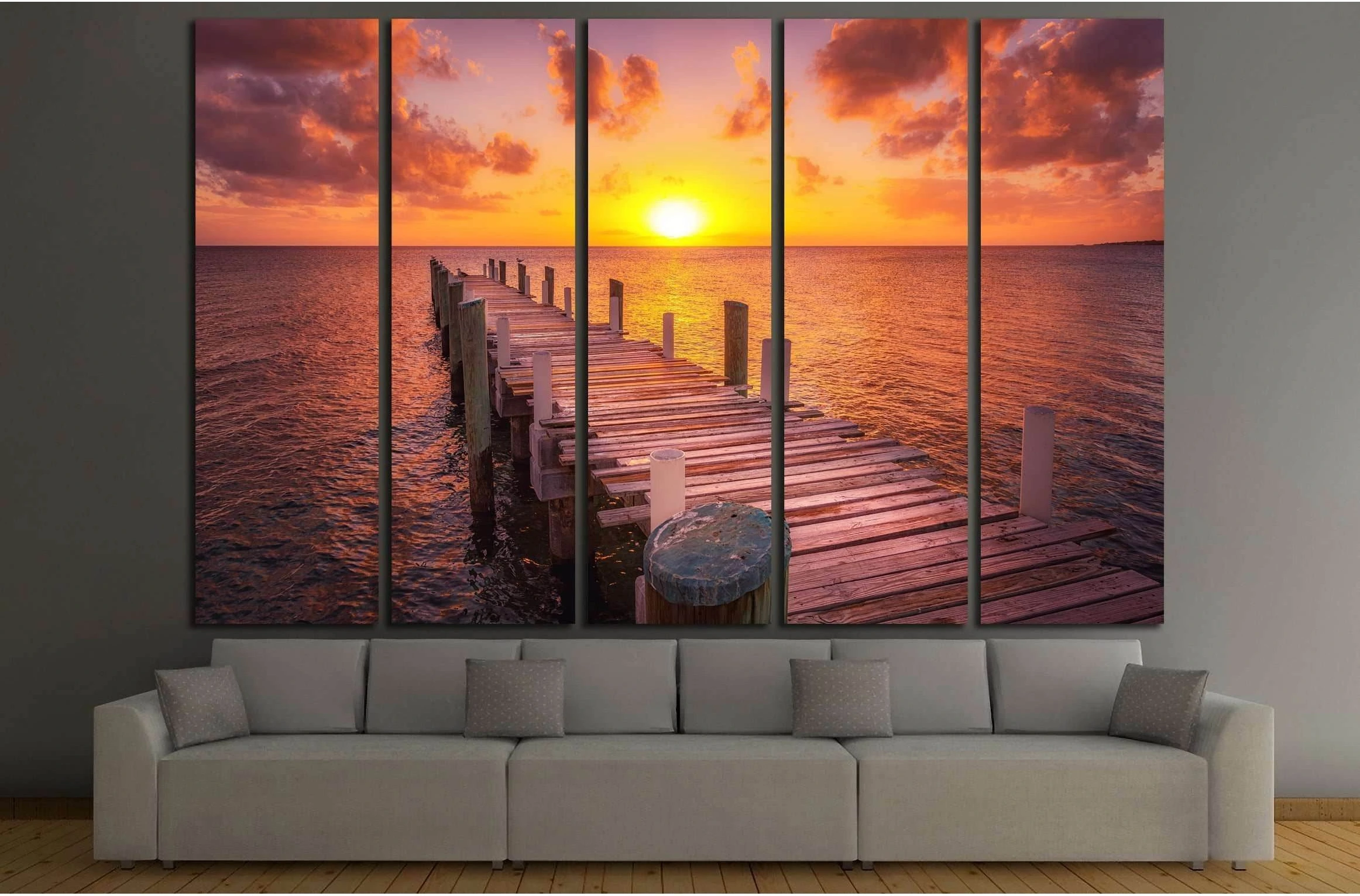 Eleuthera island, Bahamas №3202 Ready to Hang Canvas Print - Zellart Canvas Prints ALL_Products, s-3202