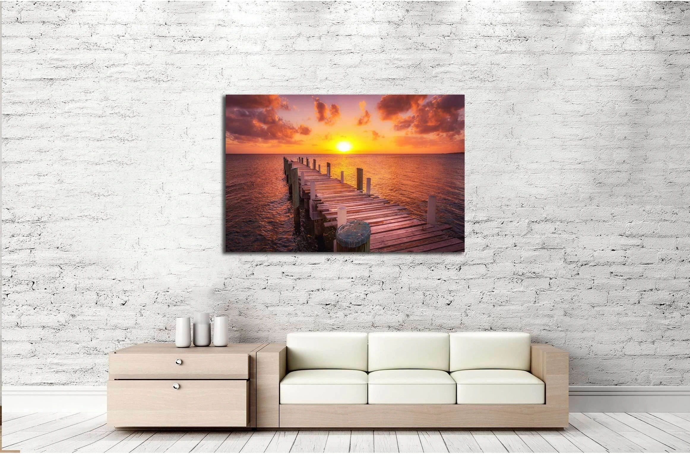 Eleuthera island, Bahamas №3202 Ready to Hang Canvas Print - Zellart Canvas Prints ALL_Products, s-3202