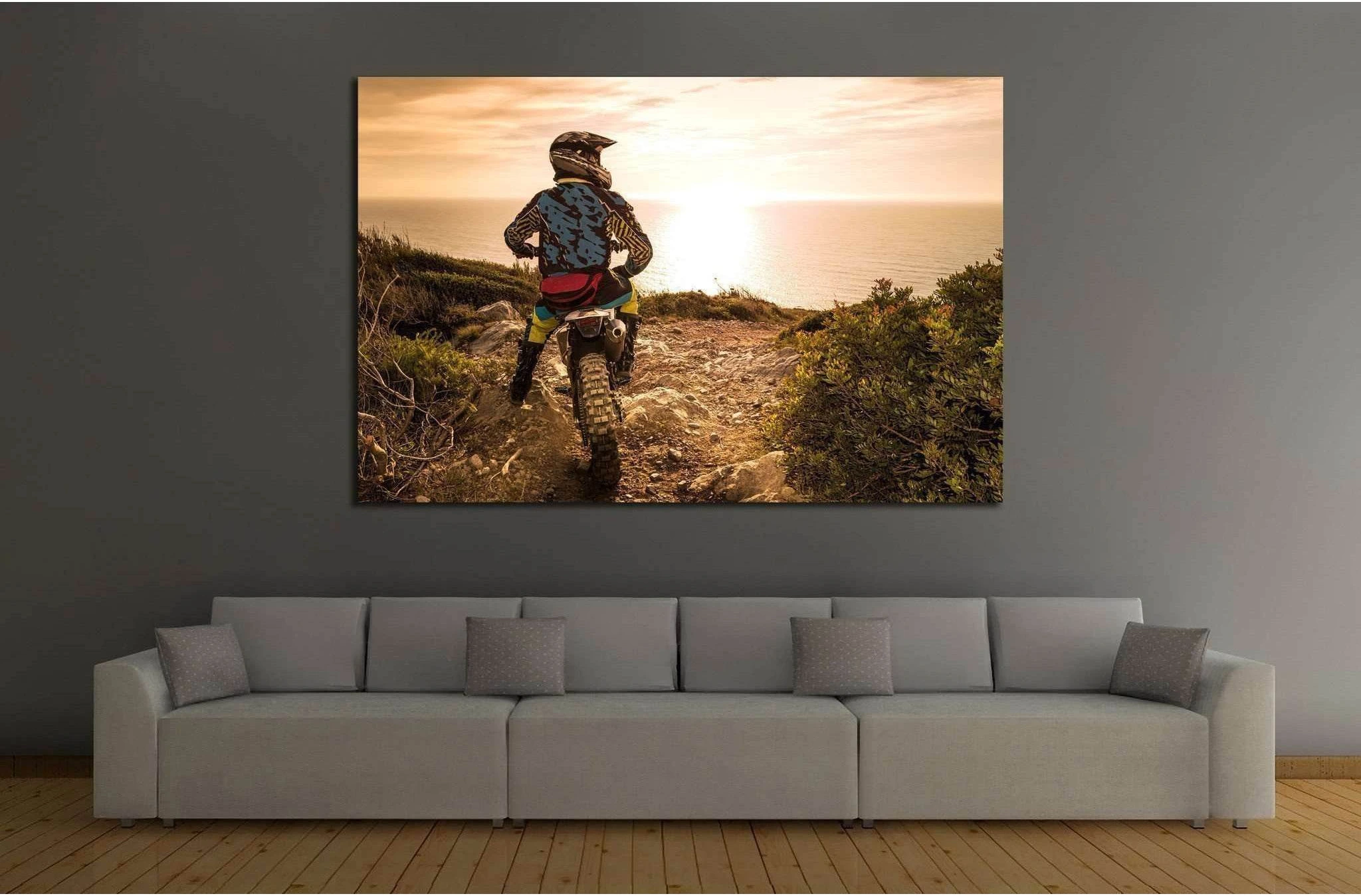 Enduro №167 Ready to Hang Canvas Print - Zellart Canvas Prints ALL_Products, wd-167