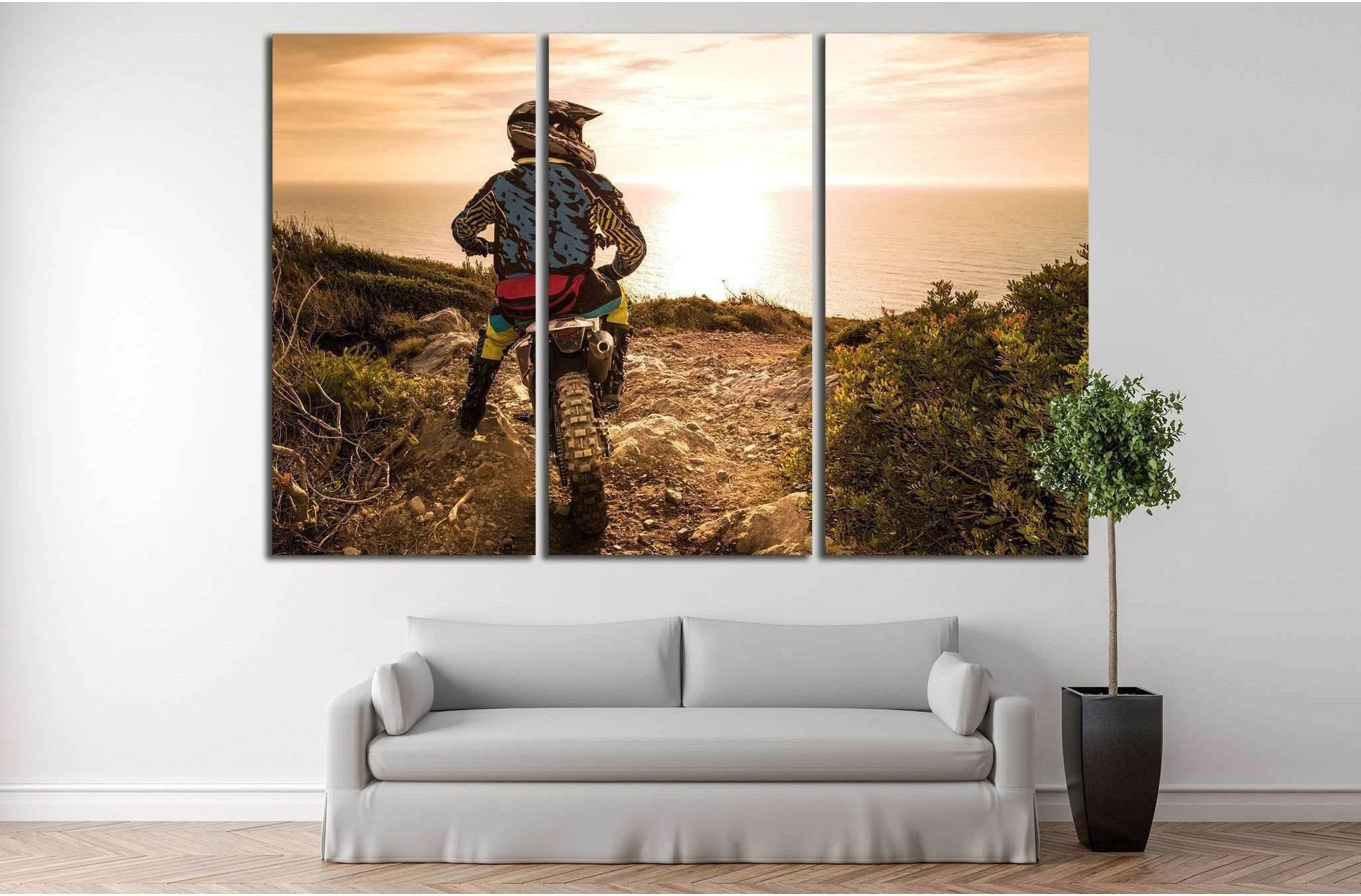 Enduro №167 Ready to Hang Canvas Print - Zellart Canvas Prints ALL_Products, wd-167