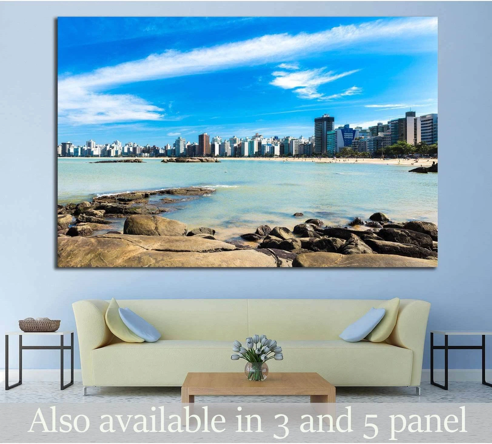 Espirito Santo, Brazil showing blue ocean wall art with water and coastal depth.