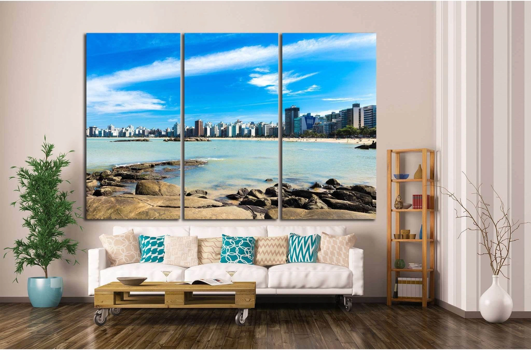 Espirito Santo, Brazil №1027 Ready to Hang Canvas Print - Zellart Canvas Prints ALL_Products, s-1027