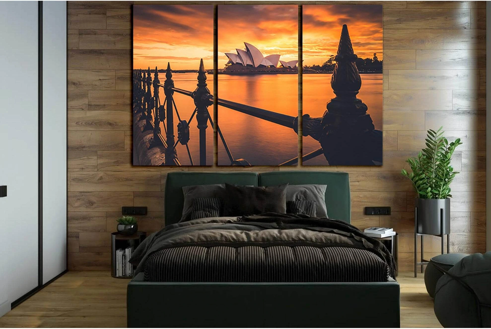 Famous Sydney Opera House №SL1394 Ready to Hang Canvas Print - Zellart Canvas Prints 0new, ALL_Products, Architecture