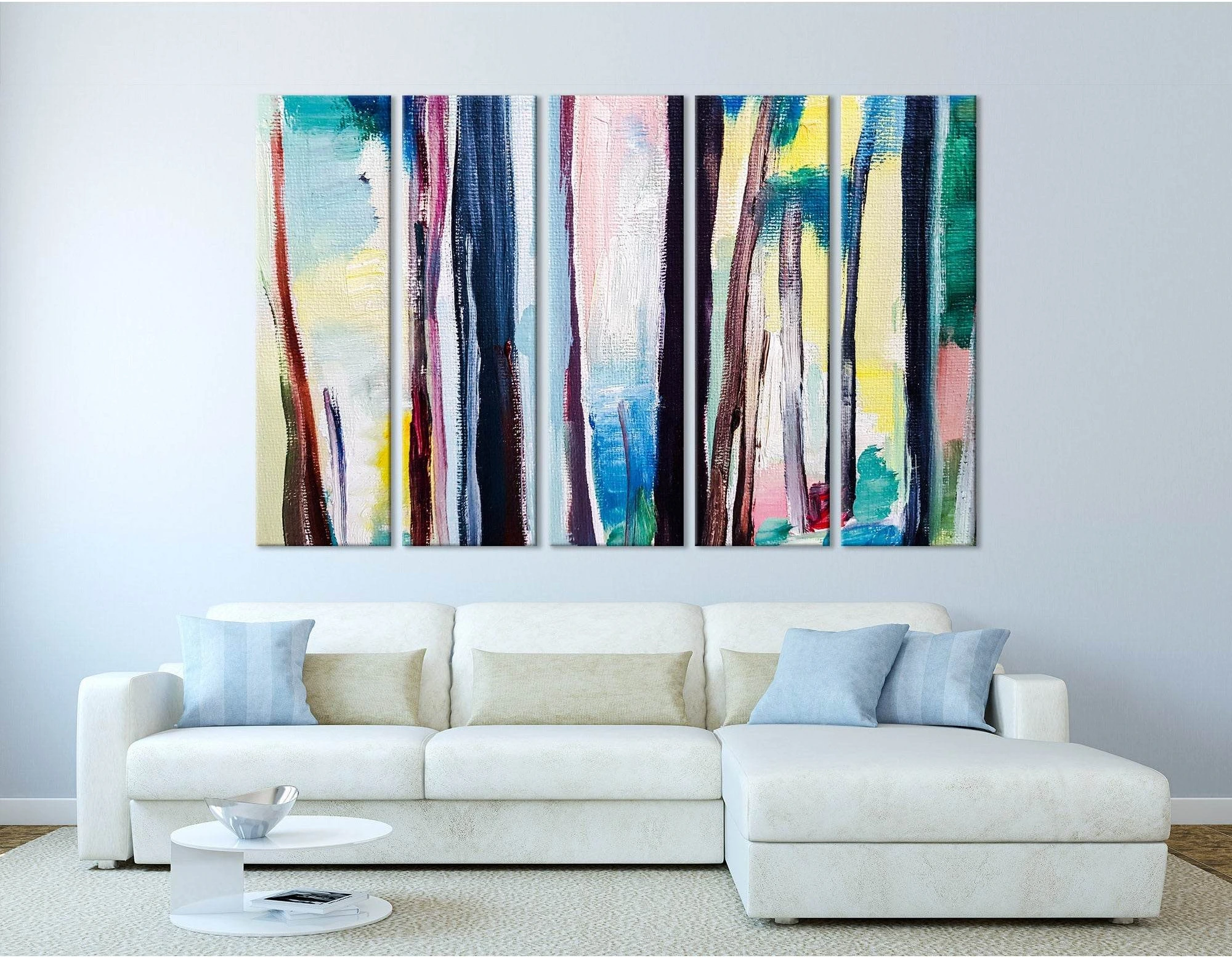 Fantastic Forest Abstract №04256 Ready to Hang Canvas Print - Zellart Canvas Prints ALL_Products