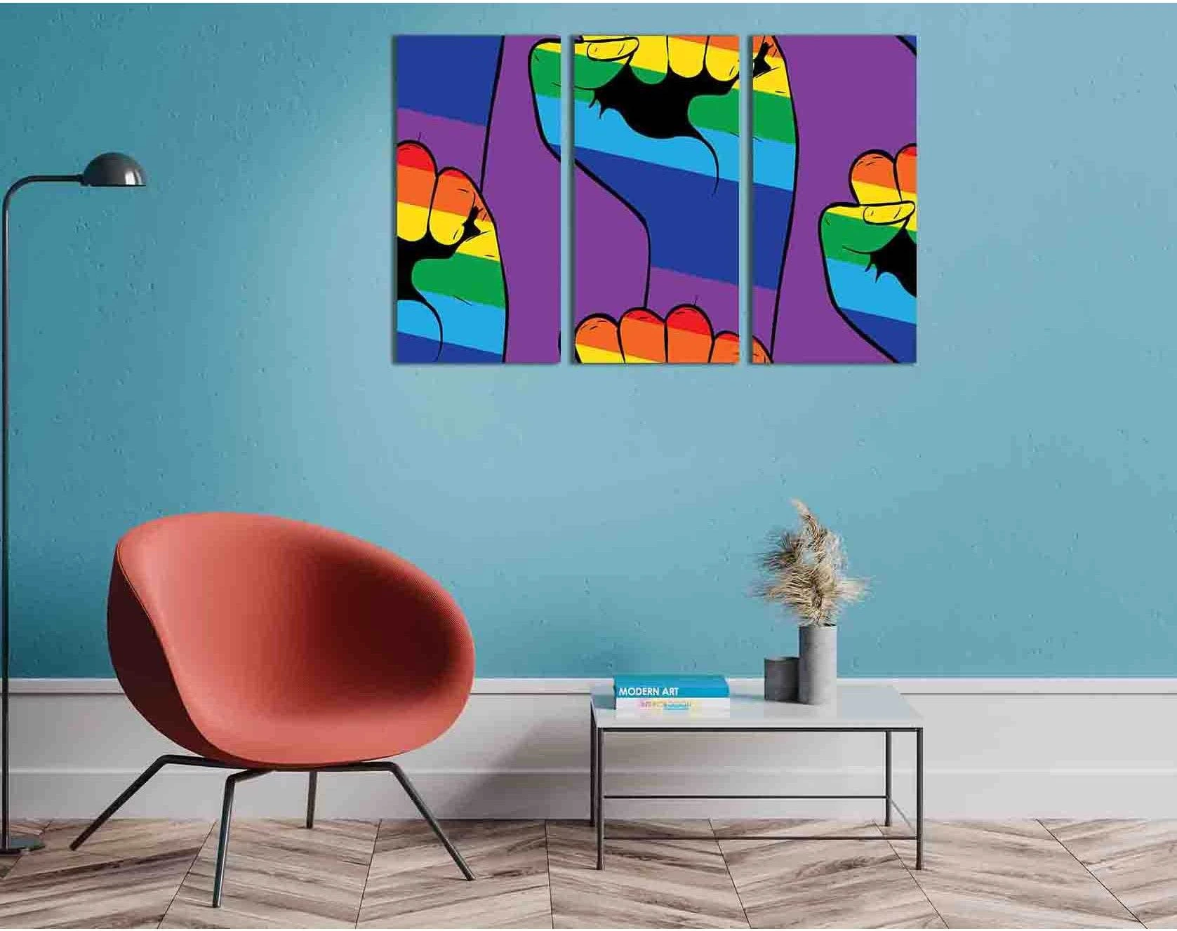 Fight for lgbt rights №2126 Ready to Hang Canvas Print - Zellart Canvas Prints 2126, ALL_Products