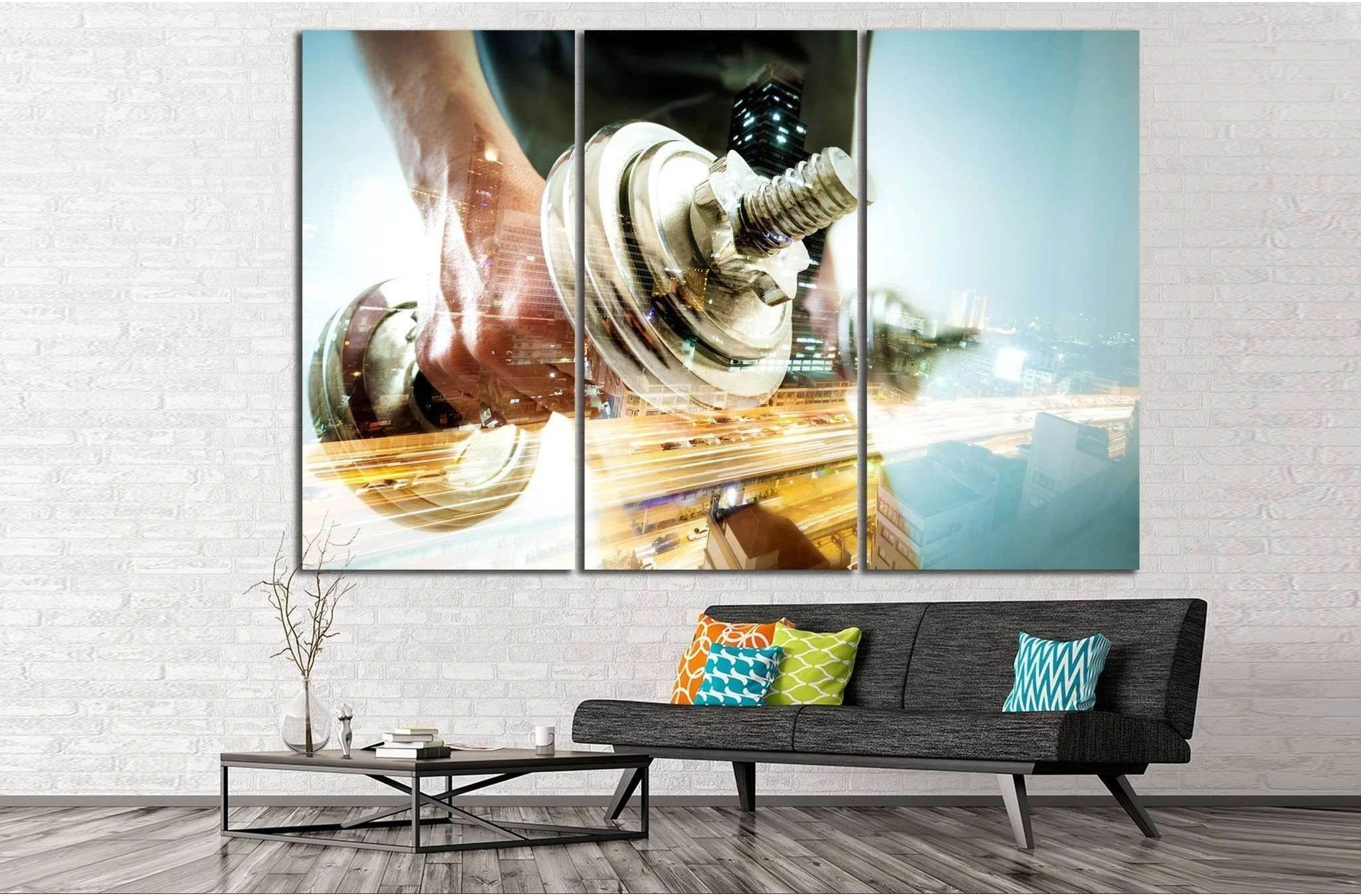 Fitness Wall Art №198 Ready to Hang Canvas Print - Zellart Canvas Prints ALL_Products, wd-198
