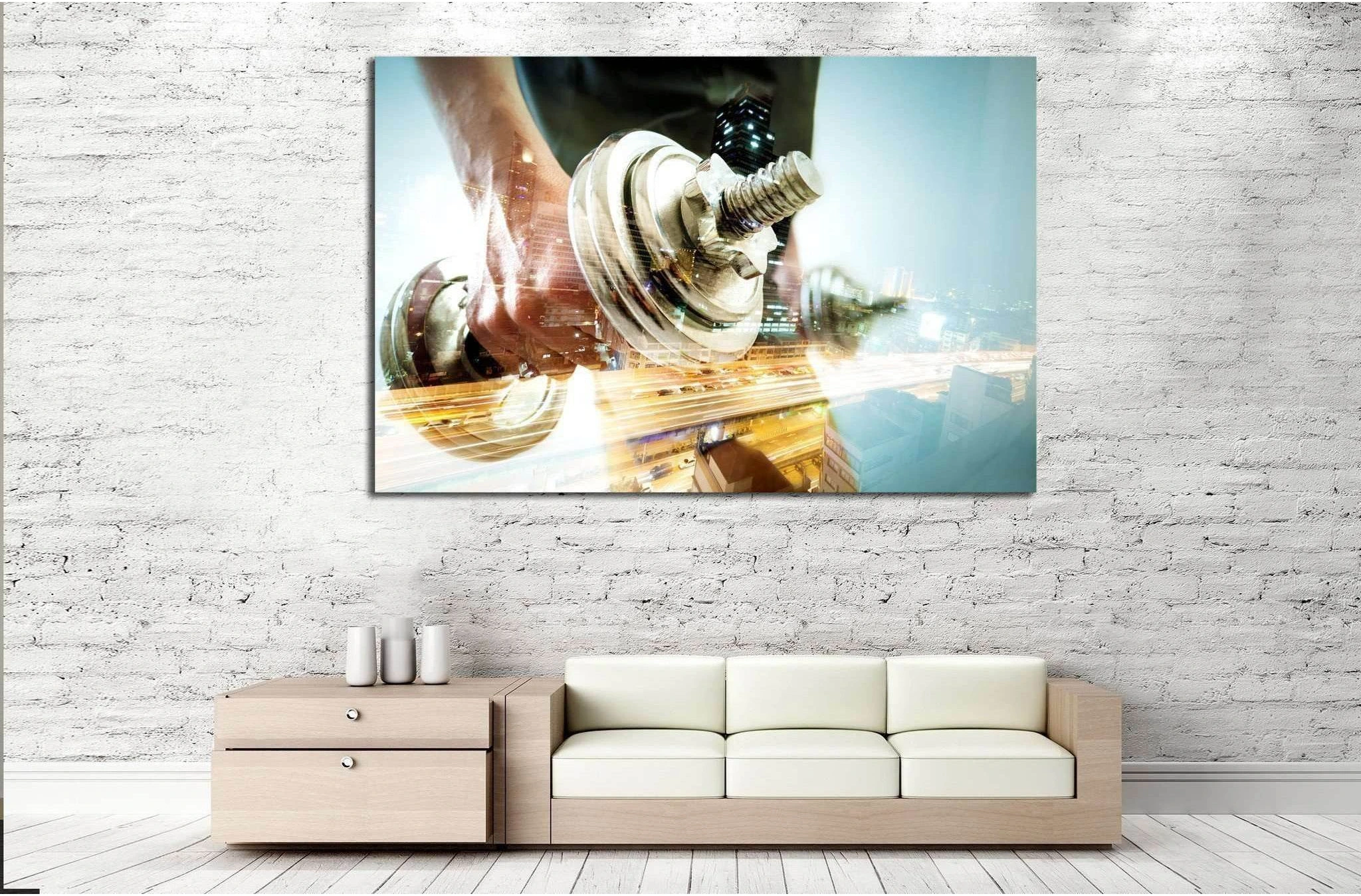 Fitness Wall Art №198 Ready to Hang Canvas Print - Zellart Canvas Prints ALL_Products, wd-198