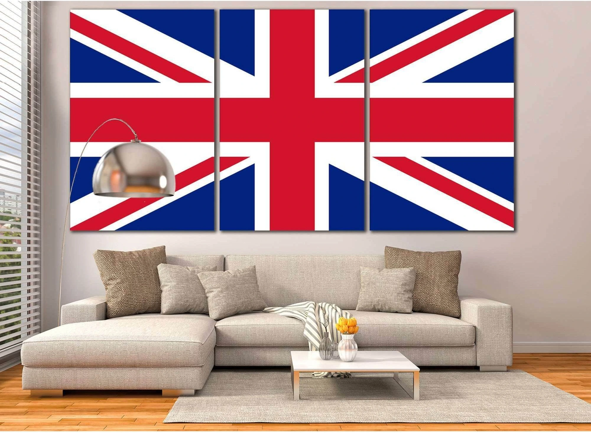 Flag of England №820 Ready to Hang Canvas Print - Zellart Canvas Prints ALL_Products, z-820