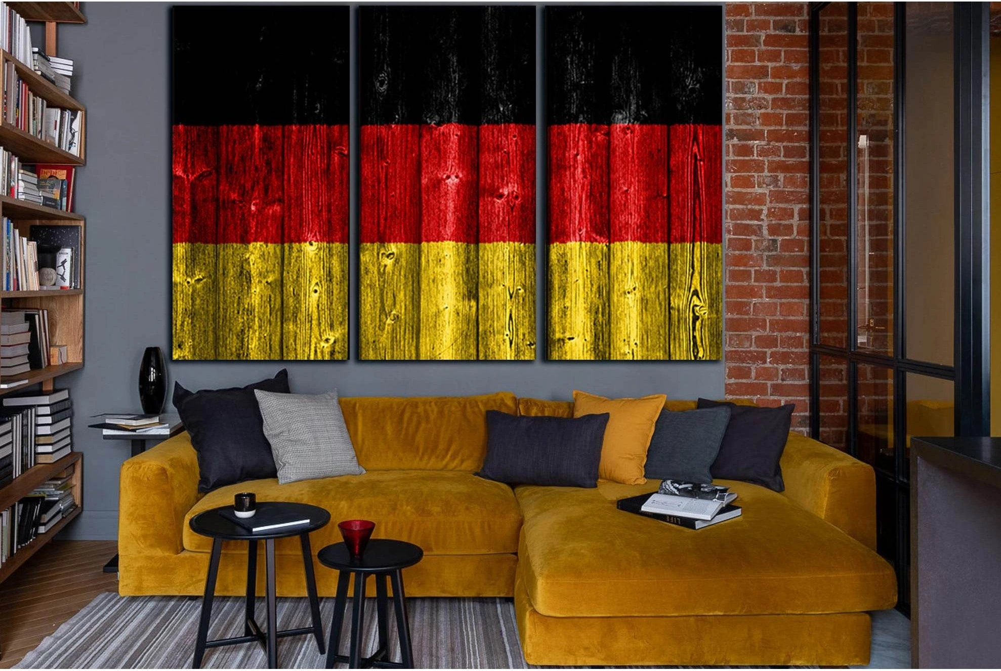 Flag Of Germany №SL1155 Ready to Hang Canvas Print - Zellart Canvas Prints 0new, ALL_Products, Flags