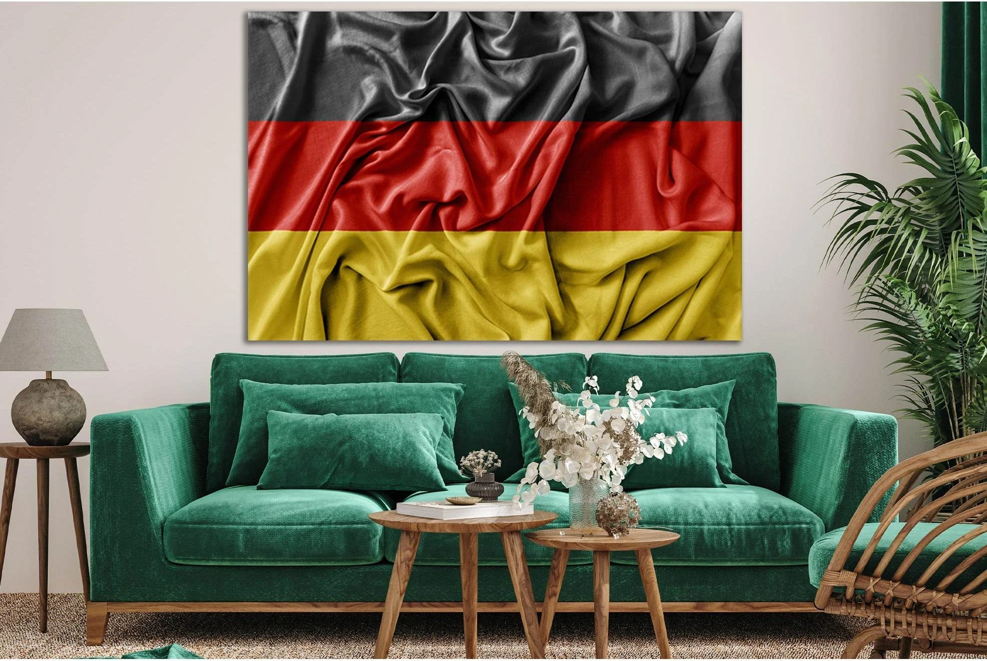 Flag Of Germany №SL1174 Ready to Hang Canvas Print - Zellart Canvas Prints 0new, ALL_Products, Flags