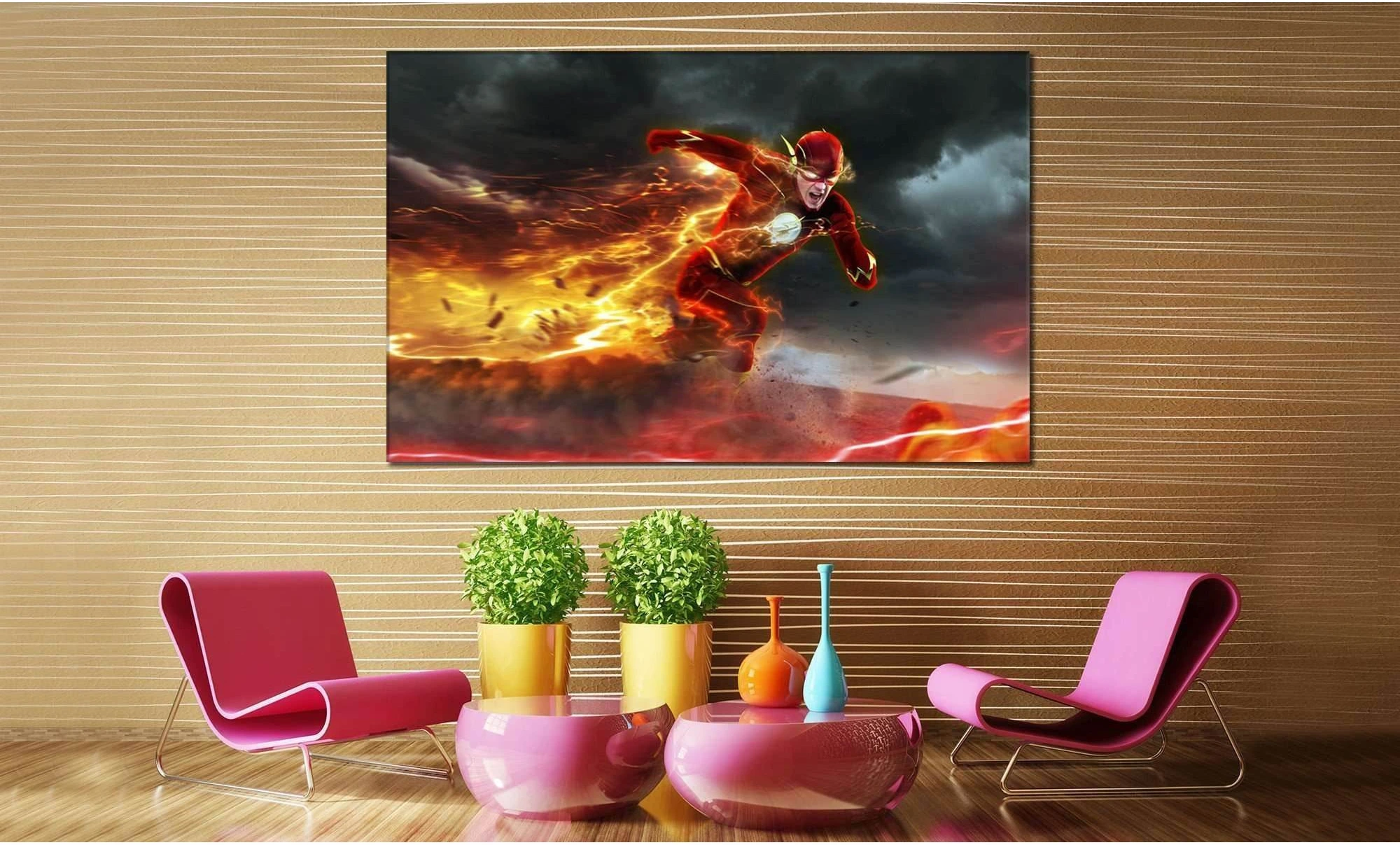Flash Barry №2006 Ready to Hang Canvas Print - Zellart Canvas Prints ALL_Products