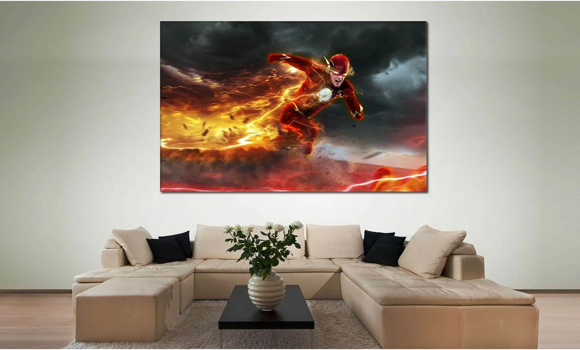 Flash Barry №2006 Ready to Hang Canvas Print - Zellart Canvas Prints ALL_Products