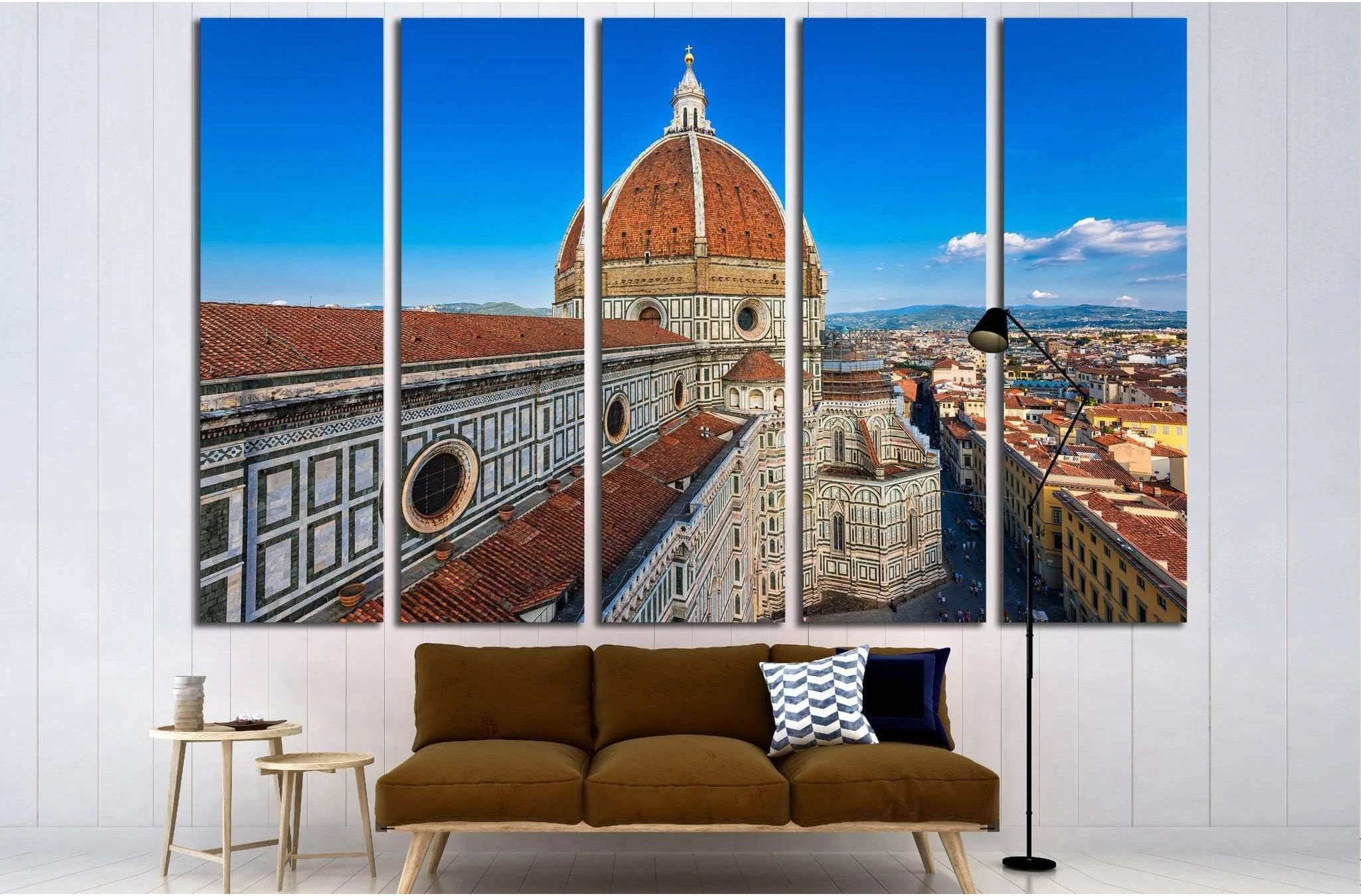 Florence Duomo. Basilica di Santa Maria del Fiore in Florence, Italy №1803 Ready to Hang Canvas Print - Zellart Canvas Prints ALL_Products, s-1803