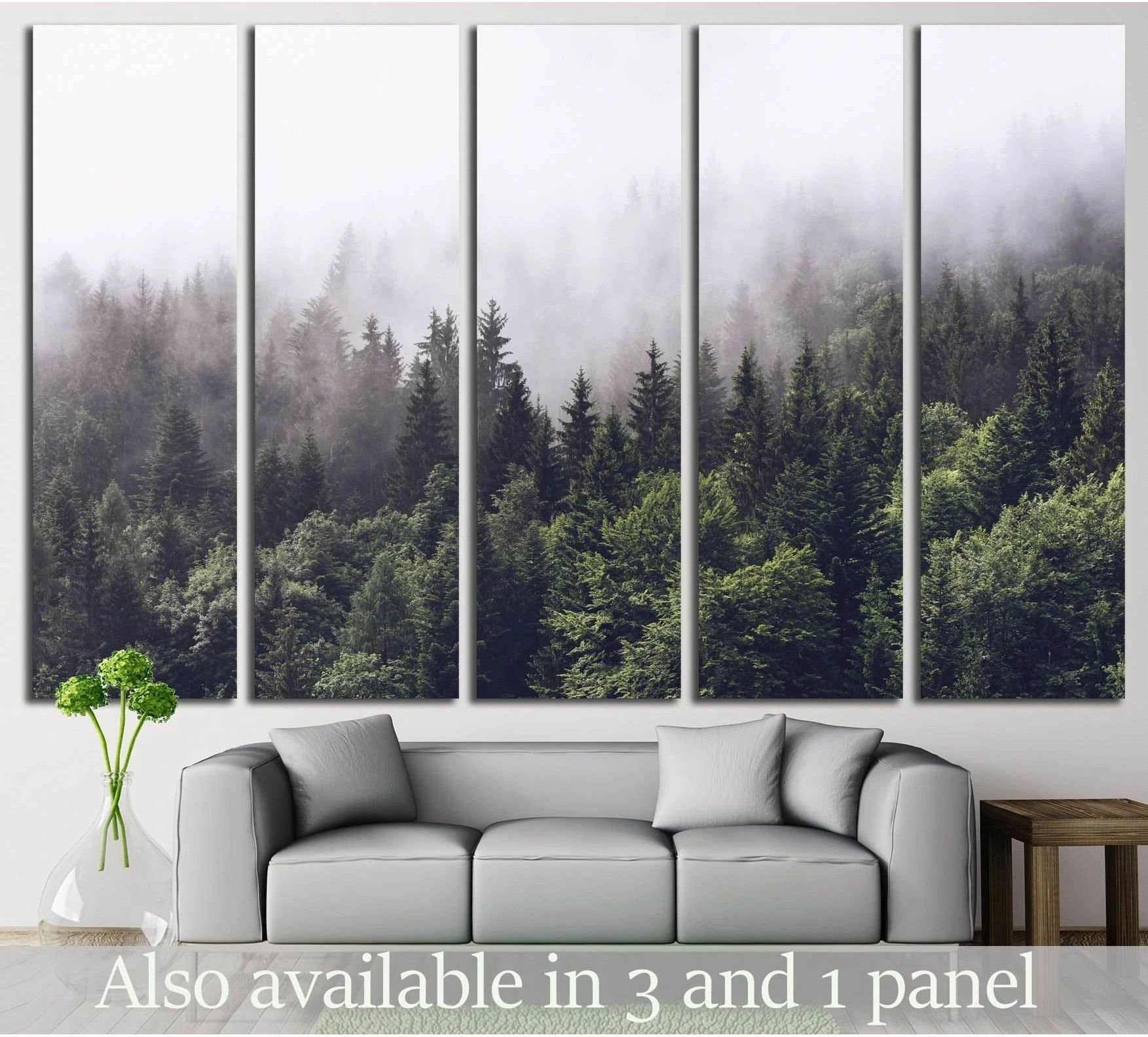 Forest №715 Ready to Hang Canvas Print - Zellart Canvas Prints ALL_Products, s-715