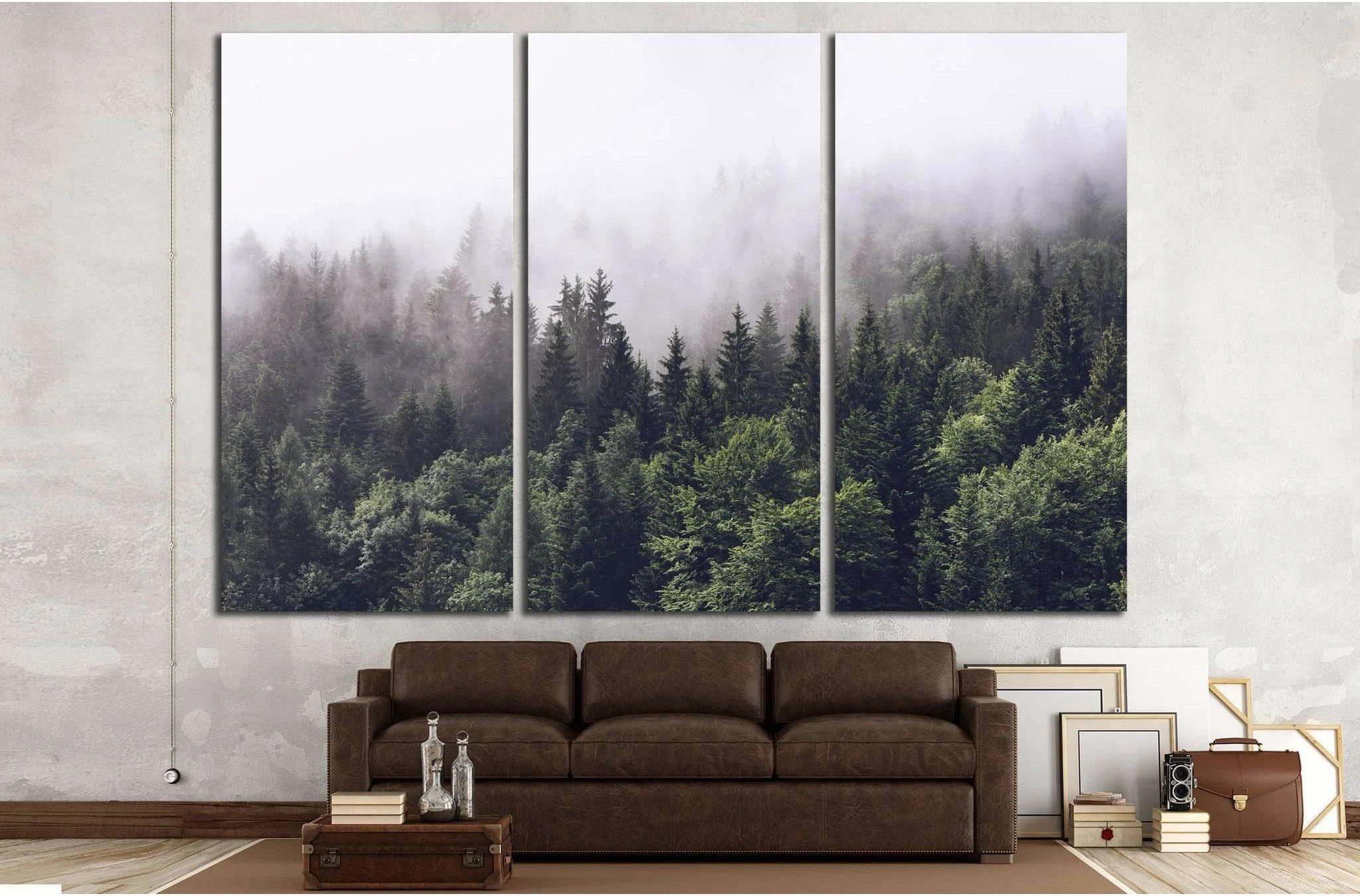 Forest №715 Ready to Hang Canvas Print - Zellart Canvas Prints ALL_Products, s-715