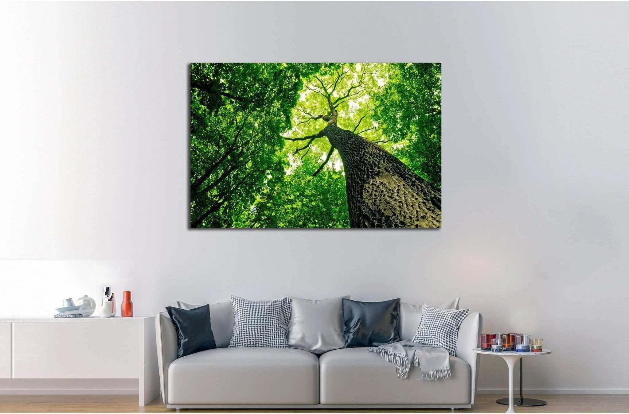 Forest trees №615 Ready to Hang Canvas Print - Zellart Canvas Prints ALL_Products, s-615