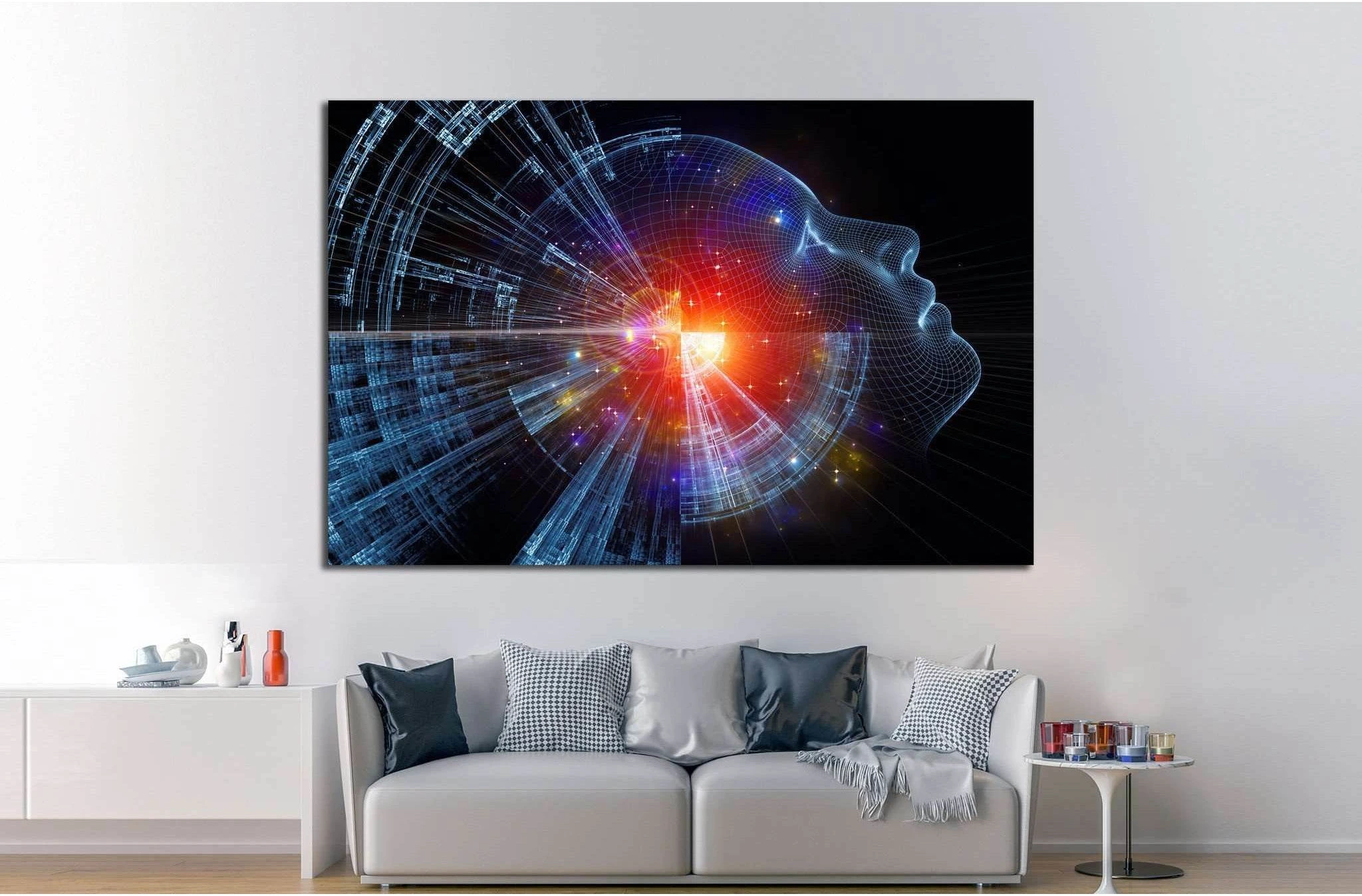 fractal elements №1084 Ready to Hang Canvas Print - Zellart Canvas Prints ALL_Products, s-1084