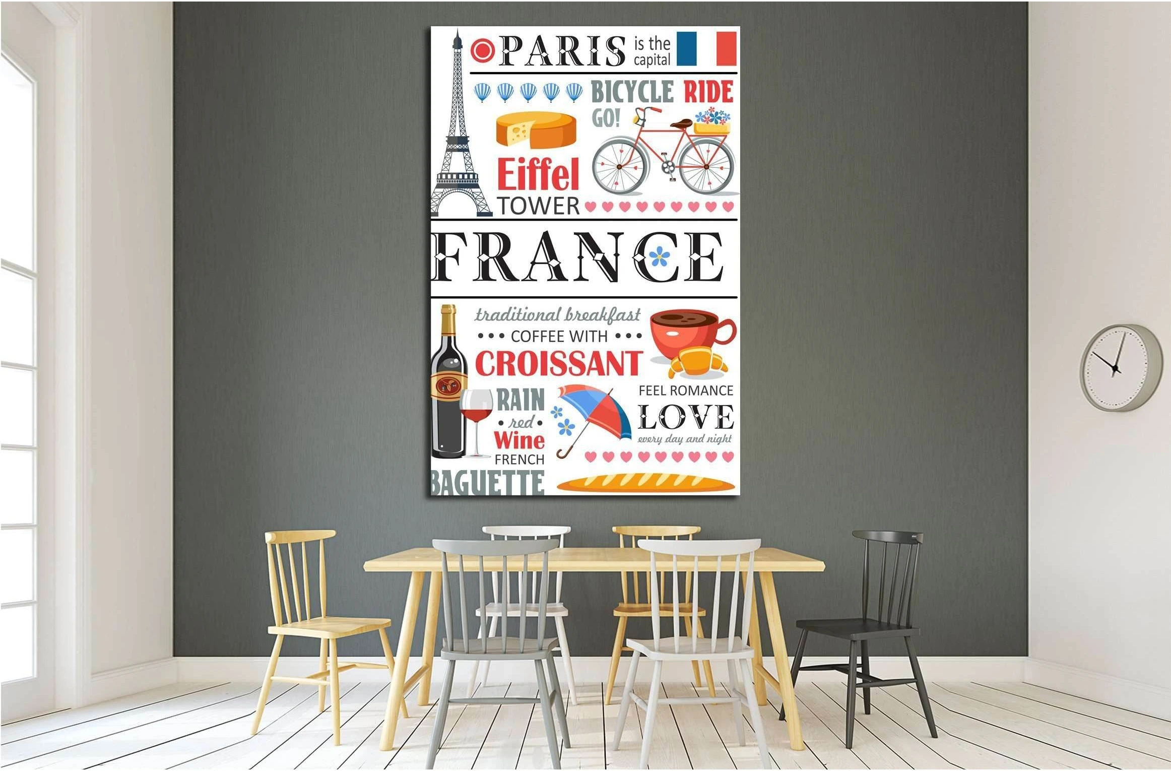 france №4578 Ready to Hang Canvas Print - Zellart Canvas Prints ALL_Products, s-4578