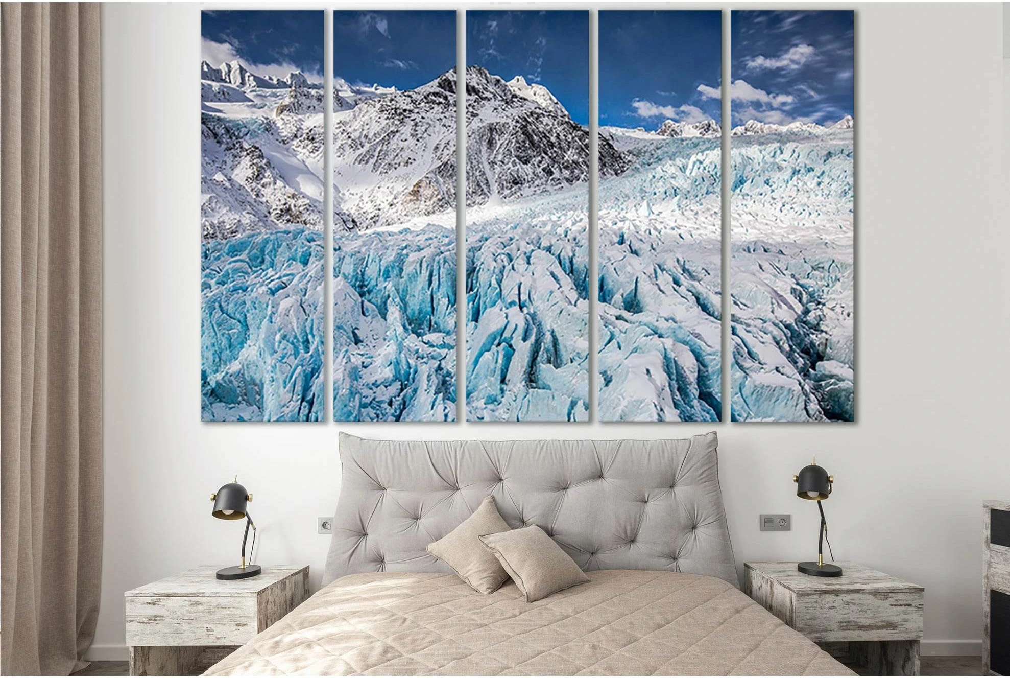 Franz Josef Glacier №SL1305 Ready to Hang Canvas Print - Zellart Canvas Prints 0new, ALL_Products, Glacials
