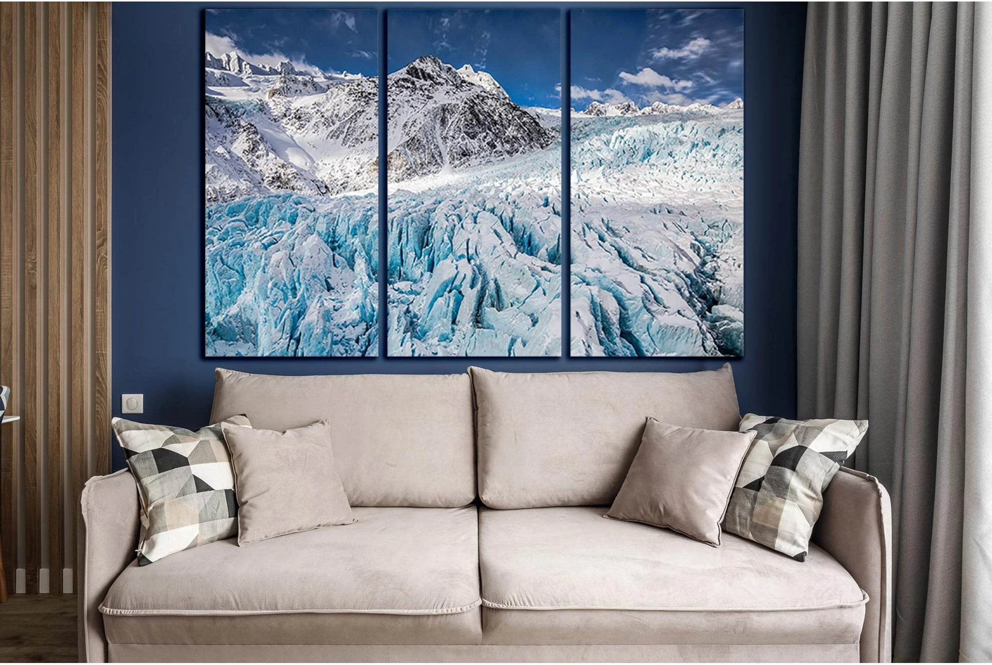 Franz Josef Glacier №SL1305 Ready to Hang Canvas Print - Zellart Canvas Prints 0new, ALL_Products, Glacials