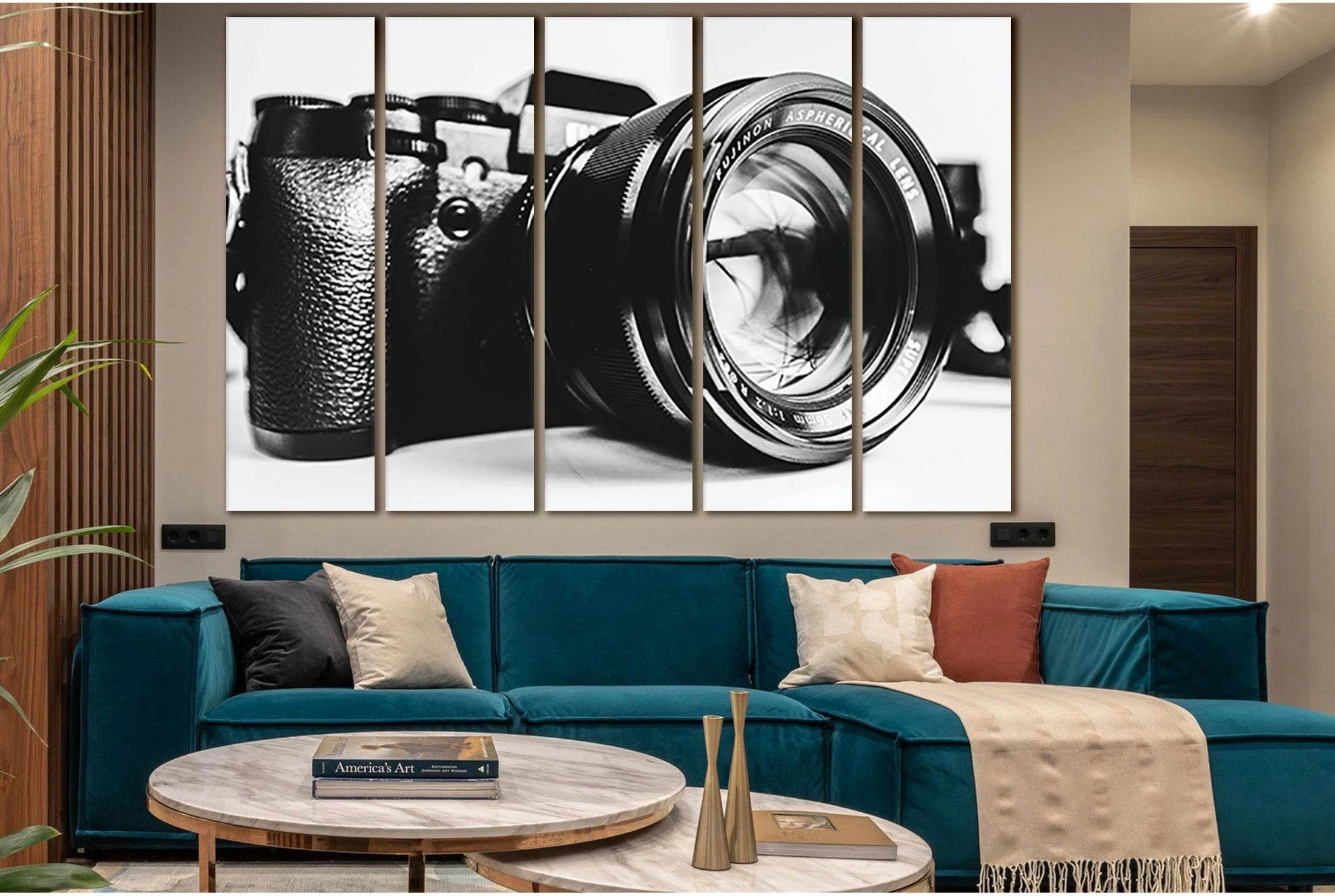 Fujifilm X T1 Photo Camera Black And White №SL860 Ready to Hang Canvas Print - Zellart Canvas Prints 0new, ALL_Products, Black & White Wall Art
