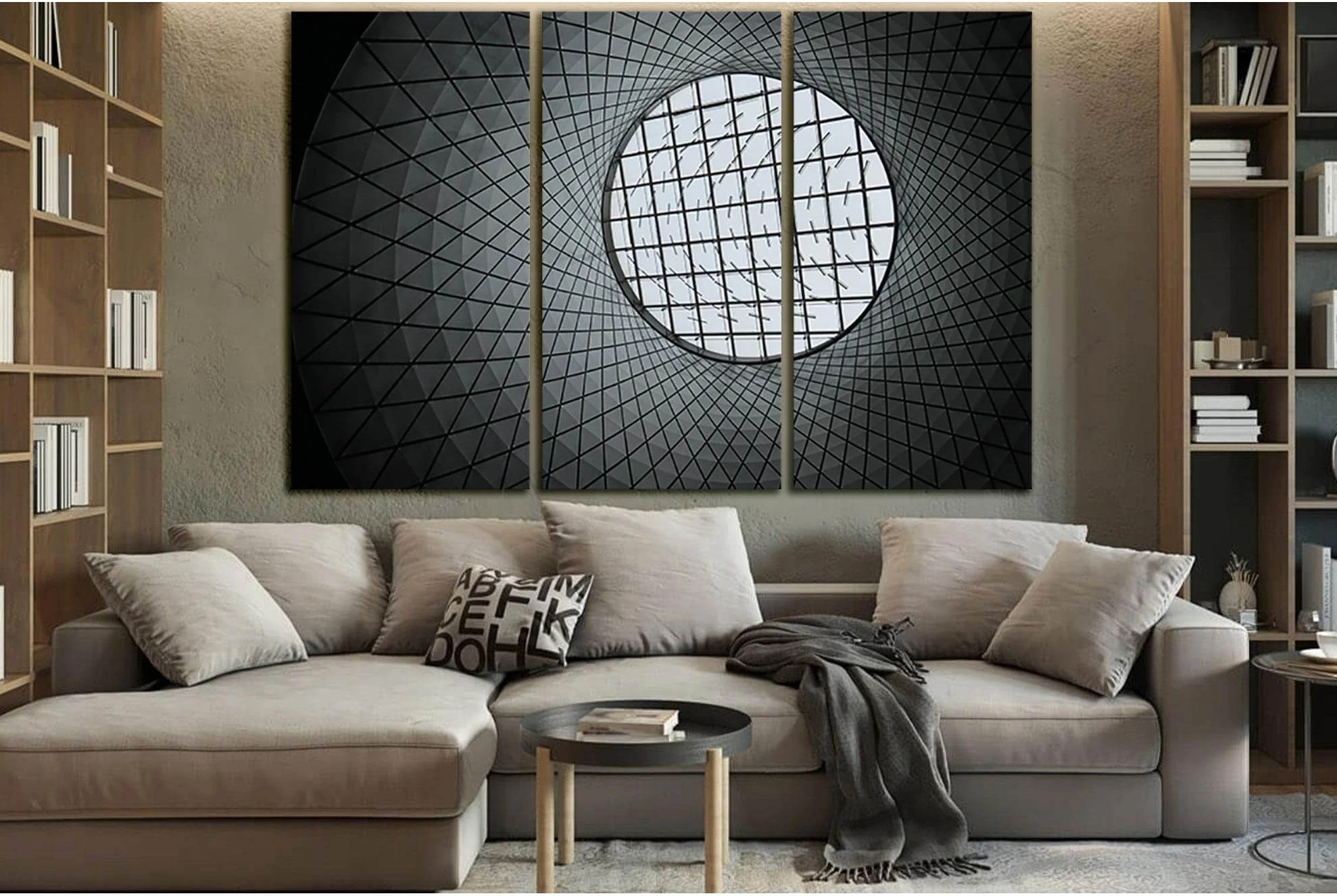 Fulton Street Subway Station №SL1390 Ready to Hang Canvas Print - Zellart Canvas Prints 0new, ALL_Products, Architecture