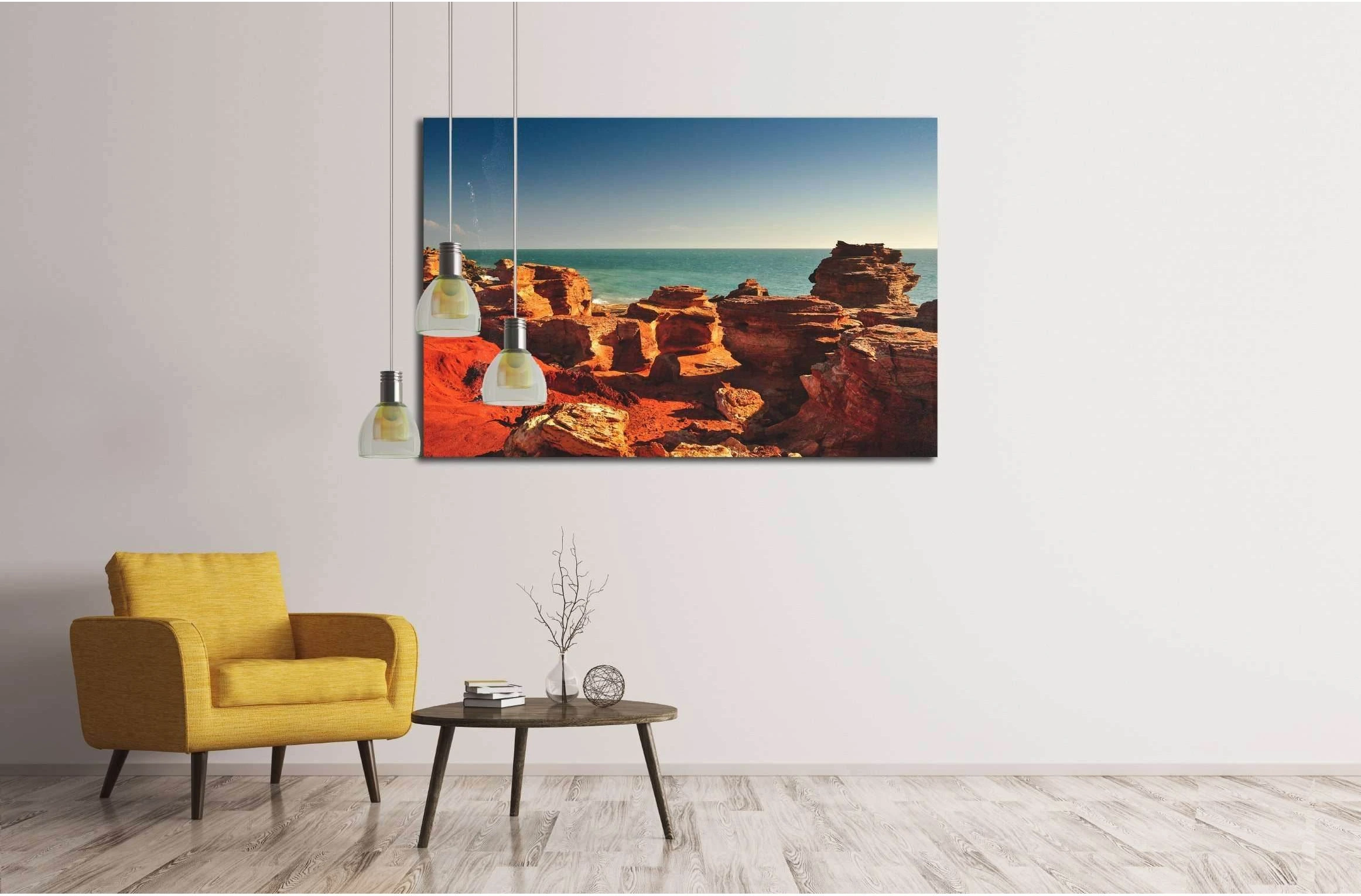 gantheaume point in Broome, Western Australia №3149 Ready to Hang Canvas Print - Zellart Canvas Prints ALL_Products, s-3149